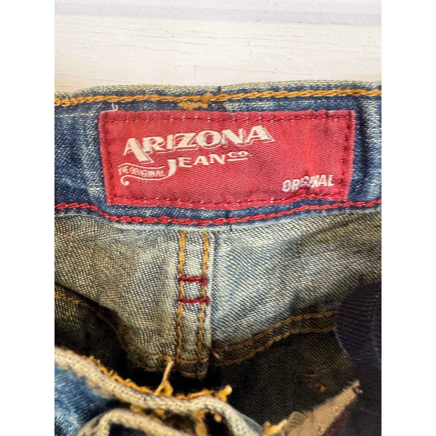 Arizona Straight Cut Jeans Boy's Size 10 Husky