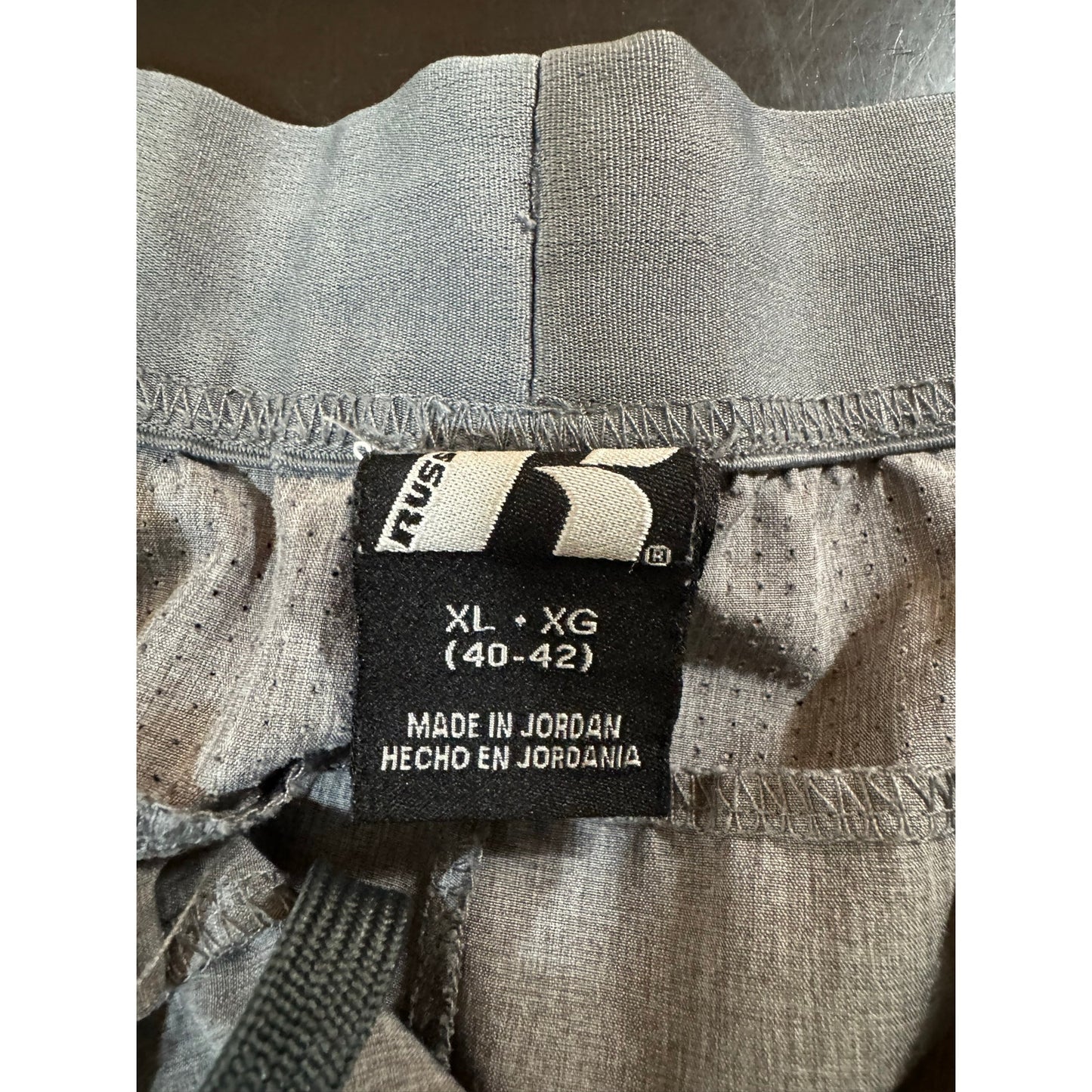 Russell Gray Athletic Shorts Men's Size XL