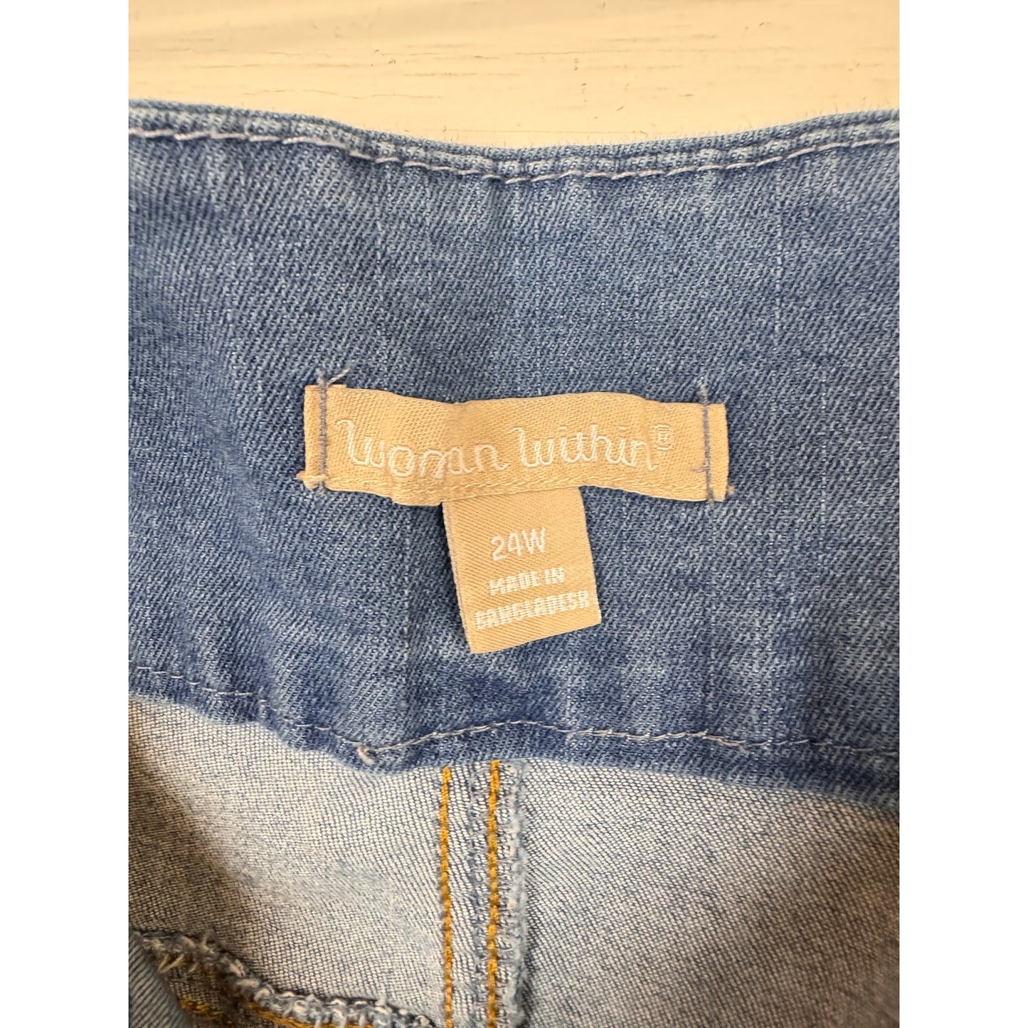 Woman Within Denim Capri Women's Size 24W