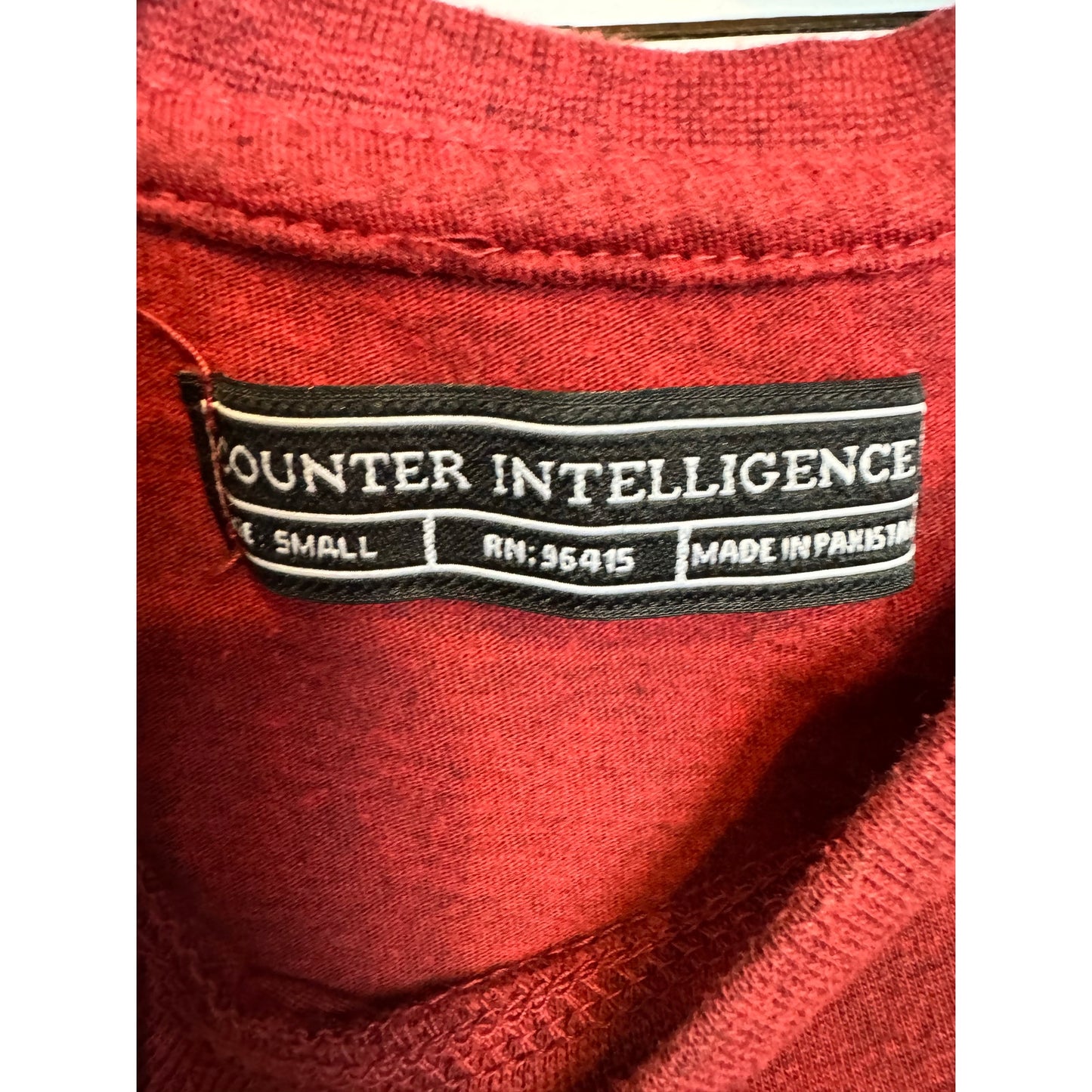 Counter Intelligence Short Sleeve T-Shirt Men's Size Small