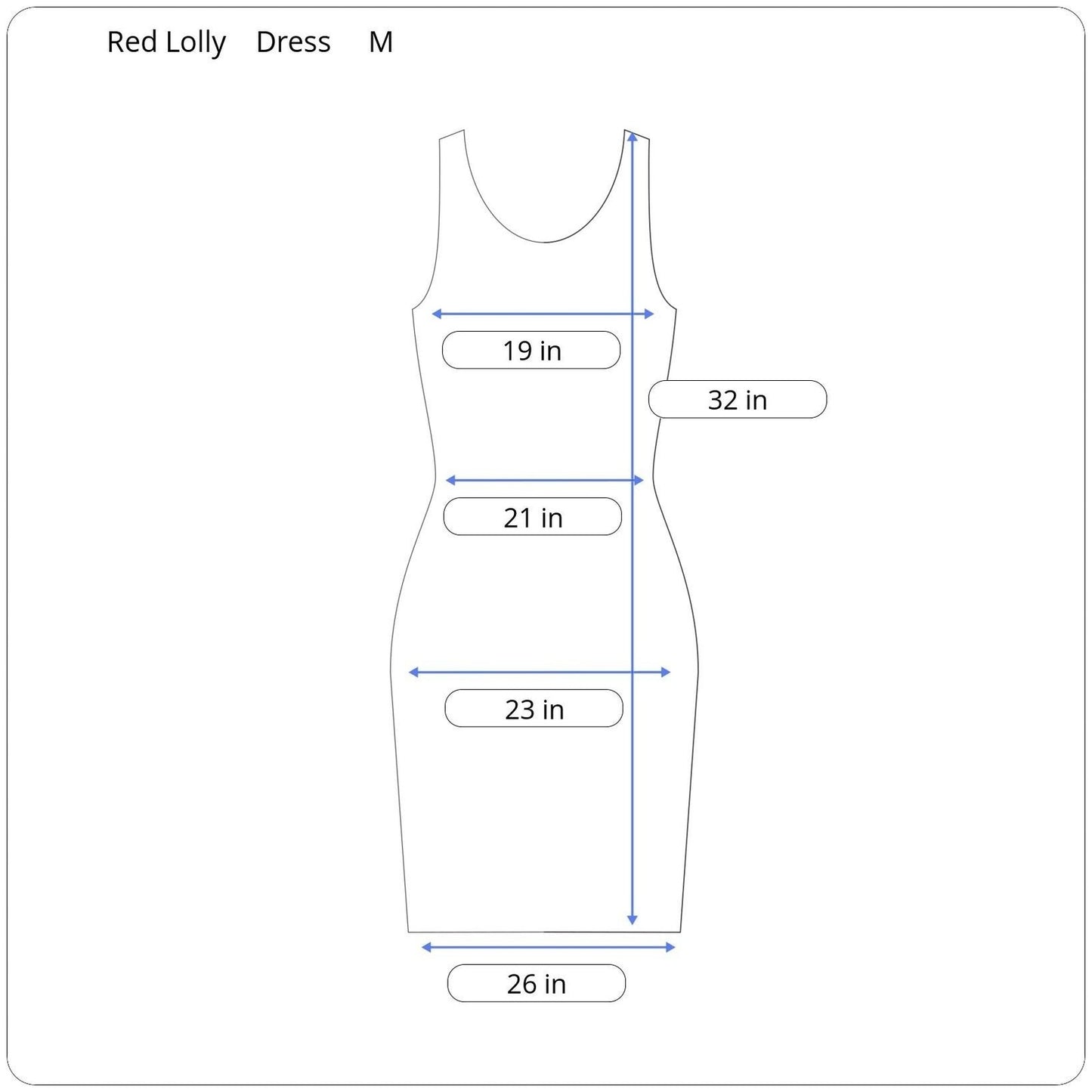 Red Lolly Sleeveless Mini Dress Women Size Medium