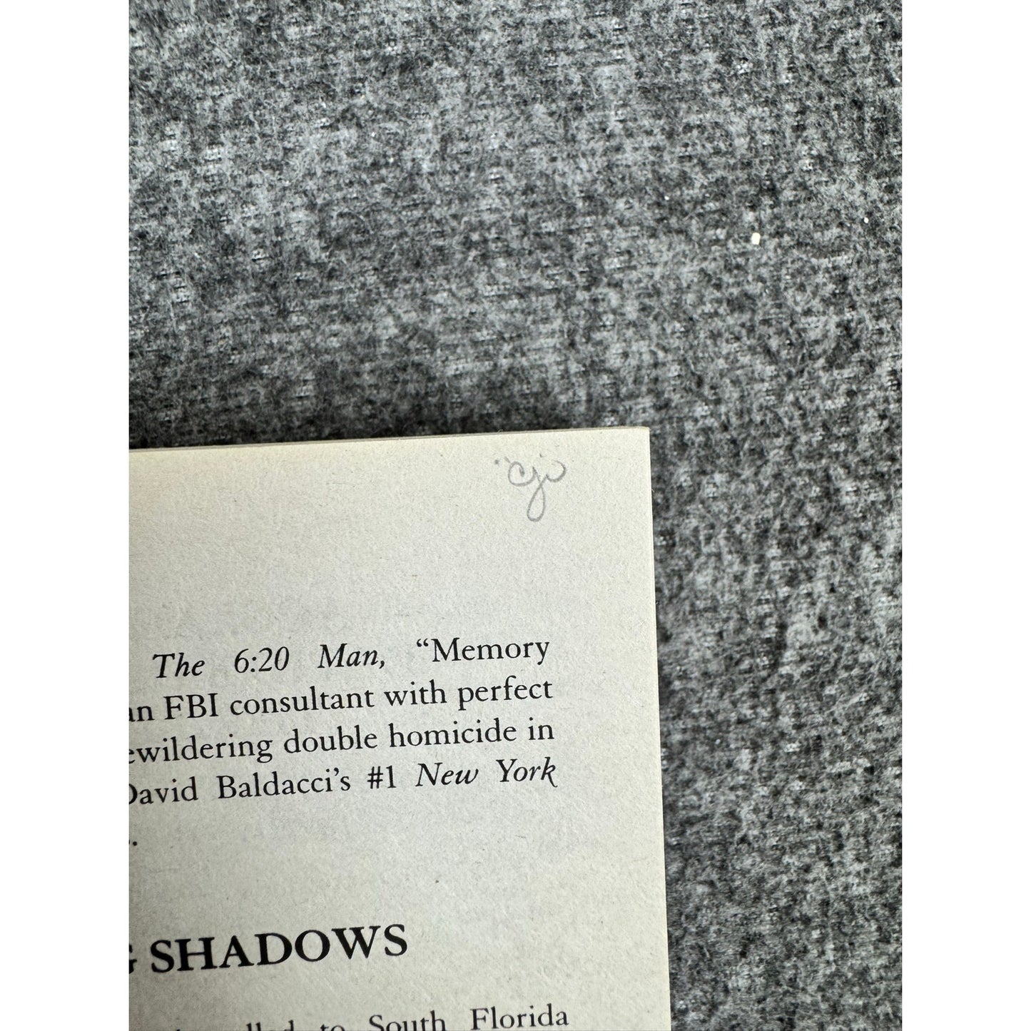 Long Shadows by David Baldacci (Paperback)