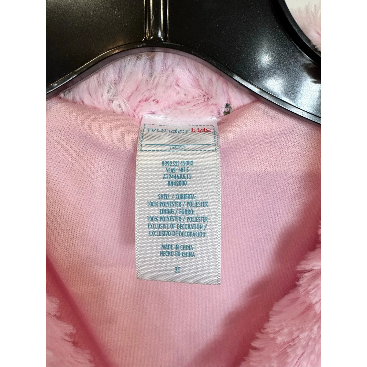 Wonder Kids Vest Girl's Size 3t - Image 3