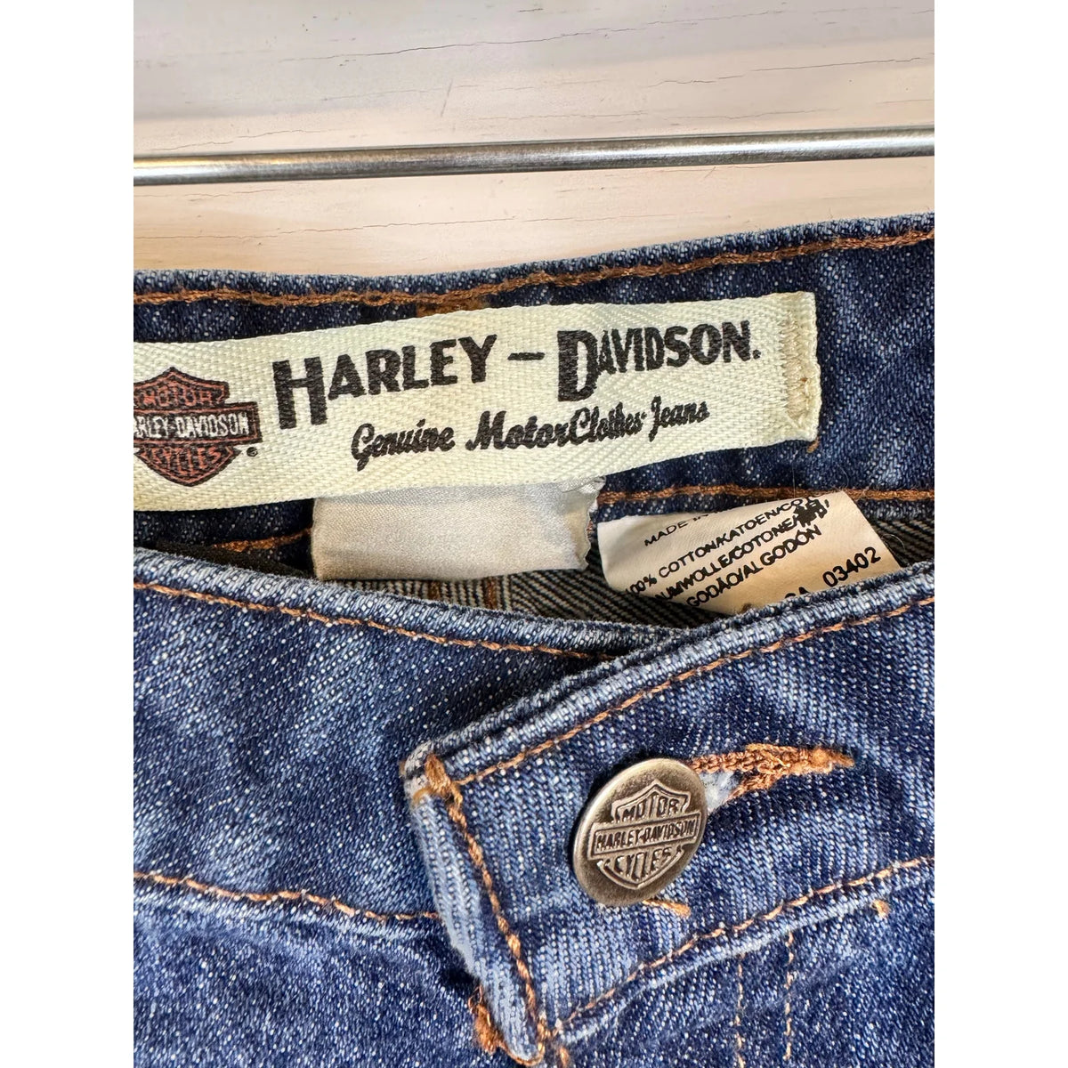 Harley Davidson Straight Cut Jeans Women's Size 14 Petite - Image 3