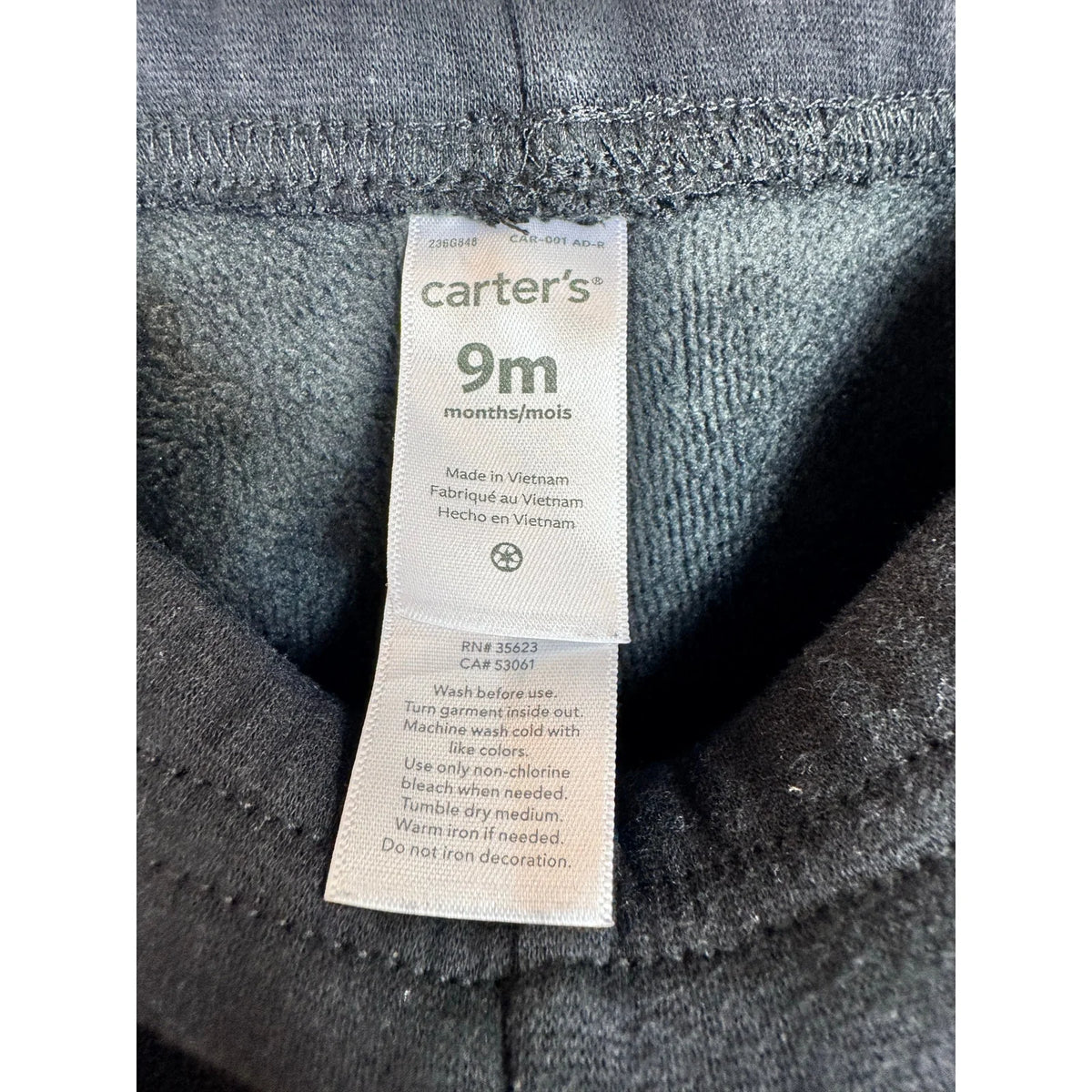 Carter's Sweatpants Girl's Size 9 Months - Image 3