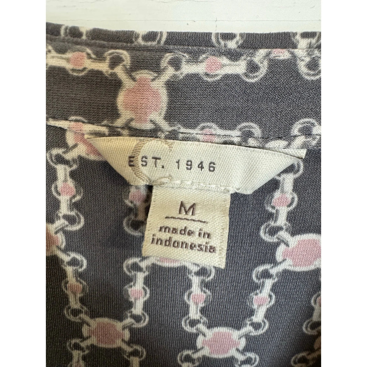 Cato Gray 3/4 Sleeve Blouse Women's Size Medium - Image 4