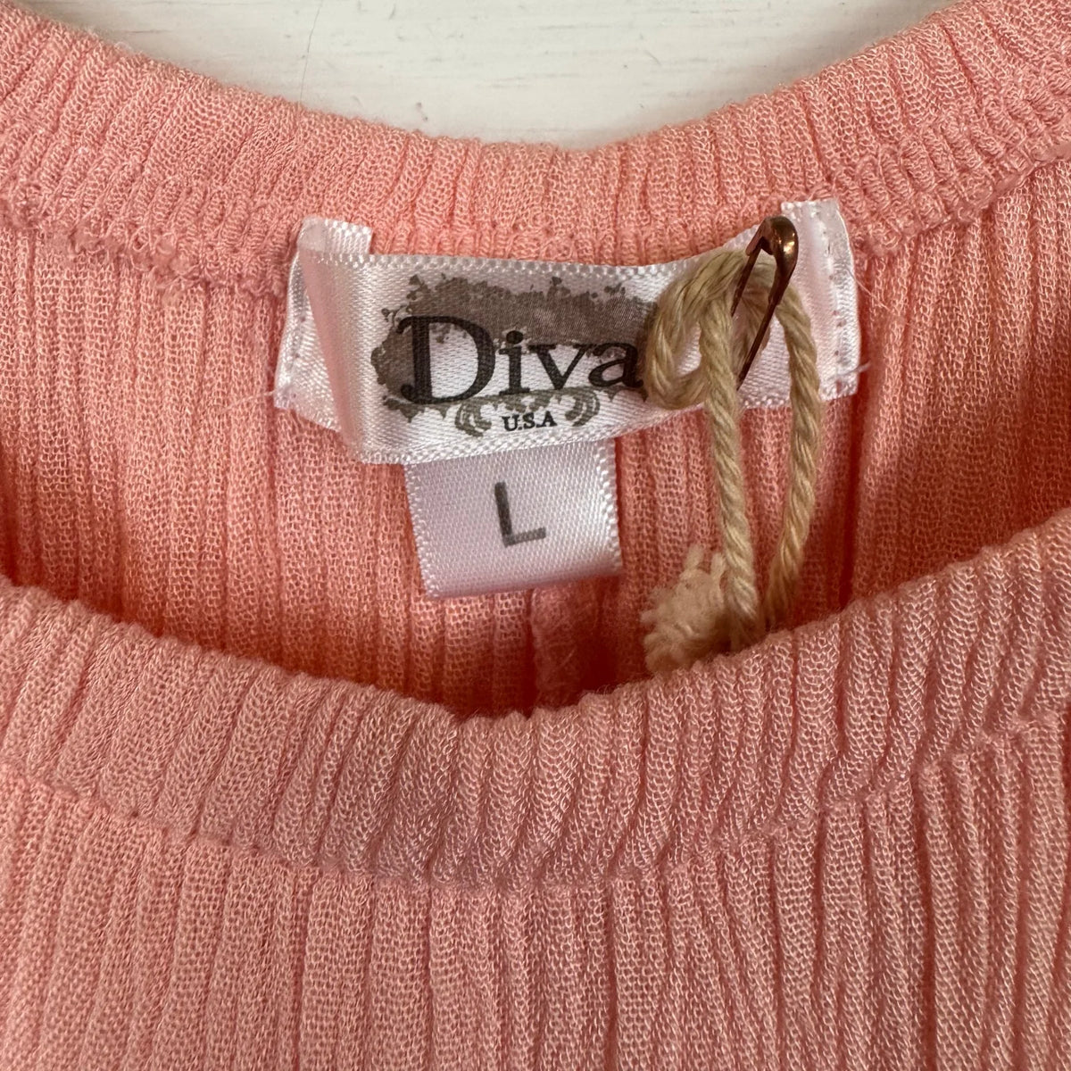 Diva Pink Knee Length Dress Women's Size Large - Image 4
