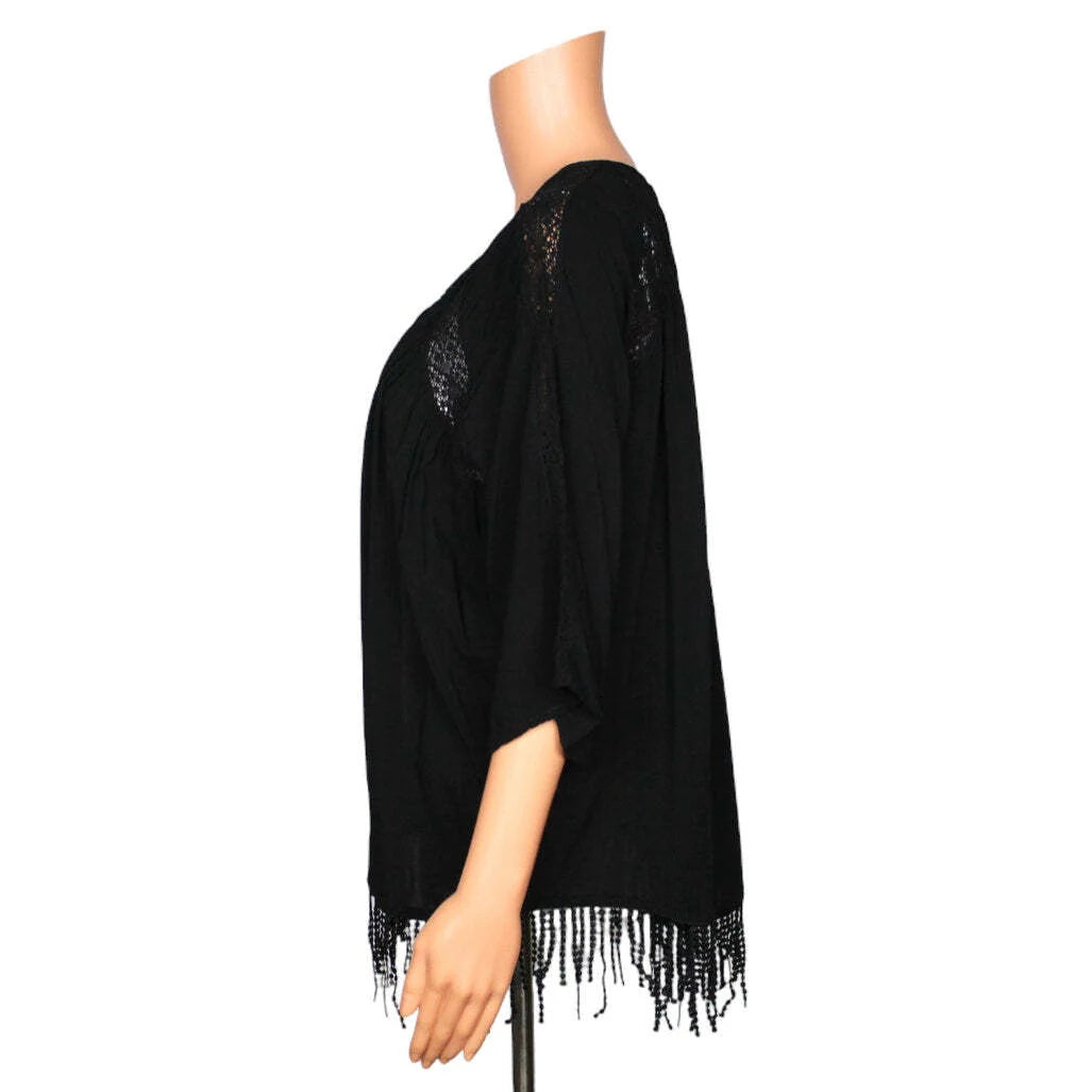 Express 3/4 Sleeve Cardigan Women's Size Small - S / Black - Image 4