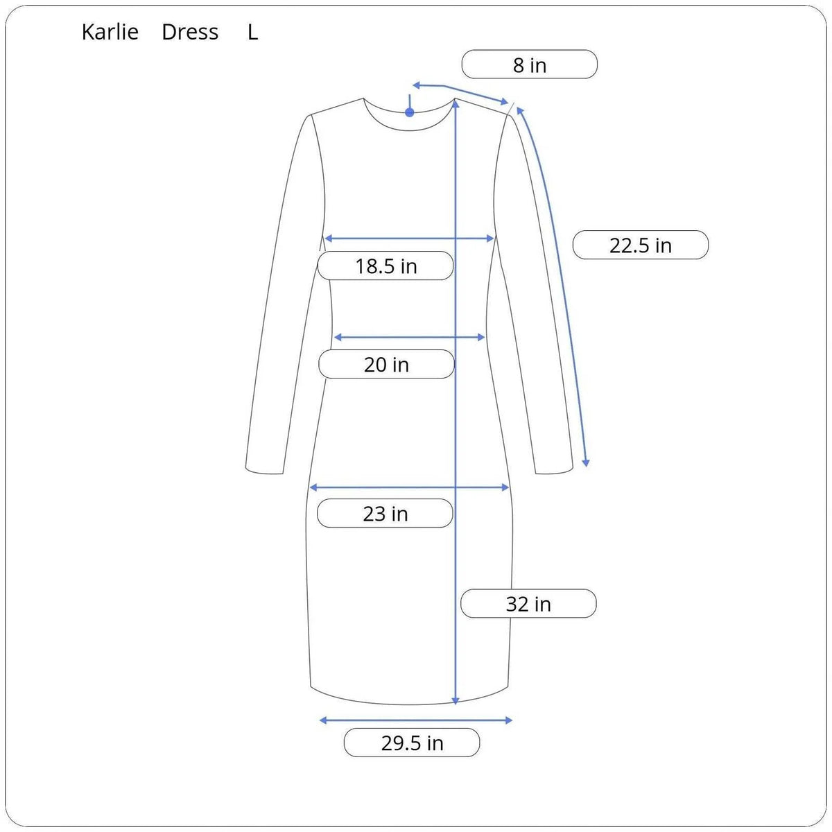 Karlie Long Sleeve Mini Dress Women Size Large - Image 5