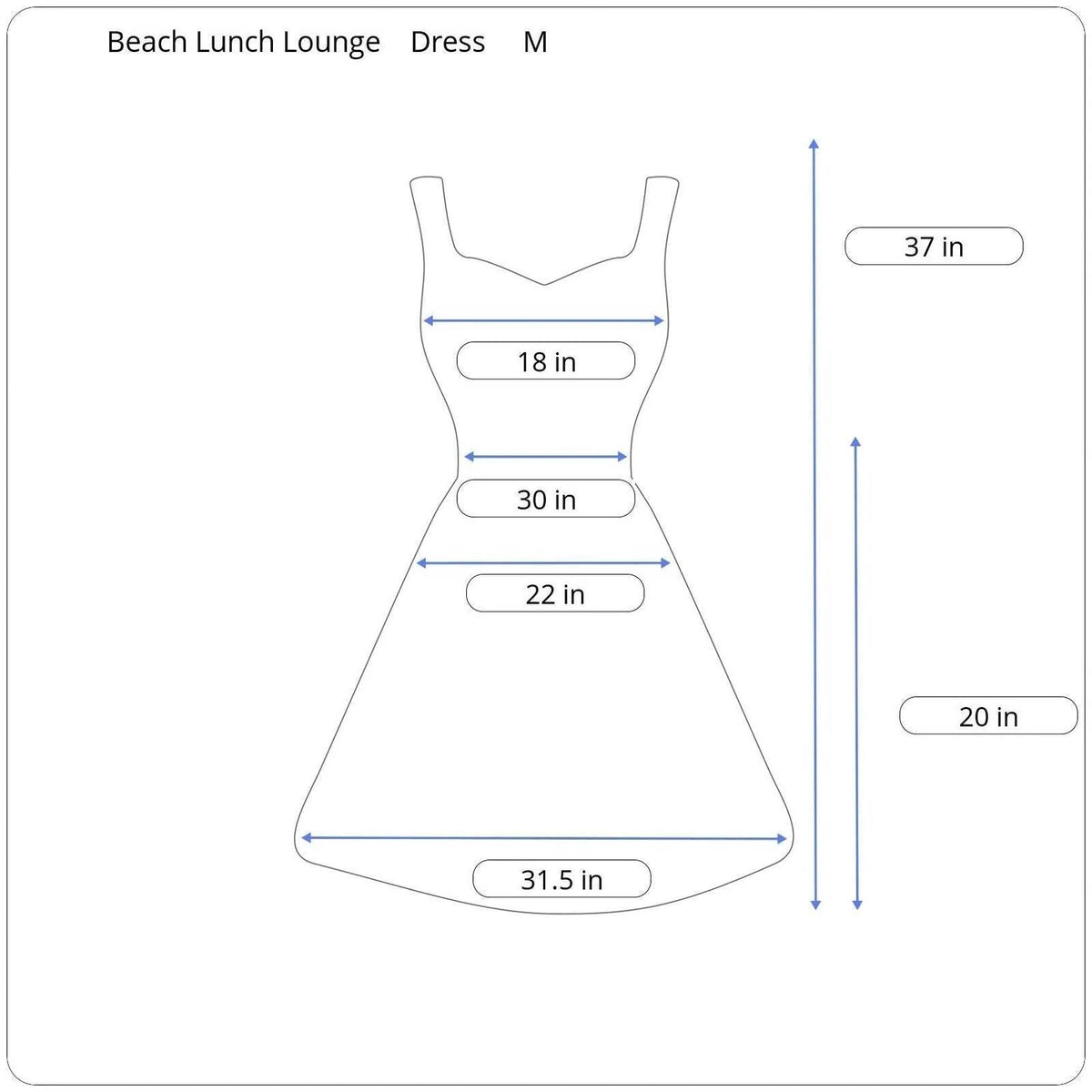 Beach Lunch Lounge Sleeveless Knee Length Dress Women's Size Medium - Image 5