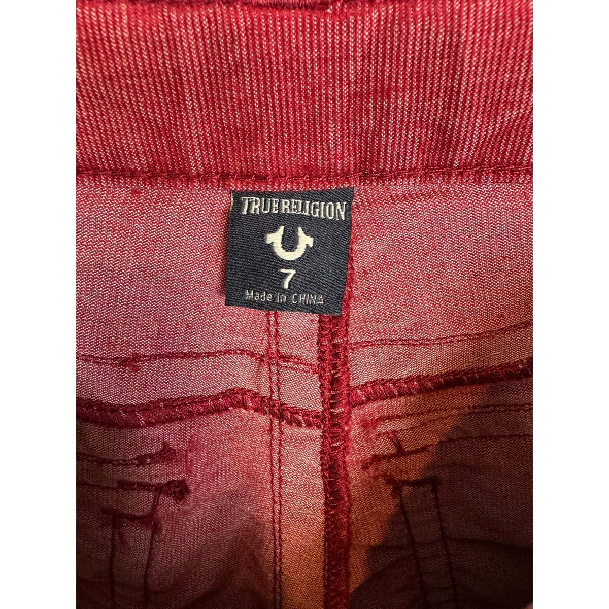 True Religion Corduroy Pants Girl's Size 7 - Image 3