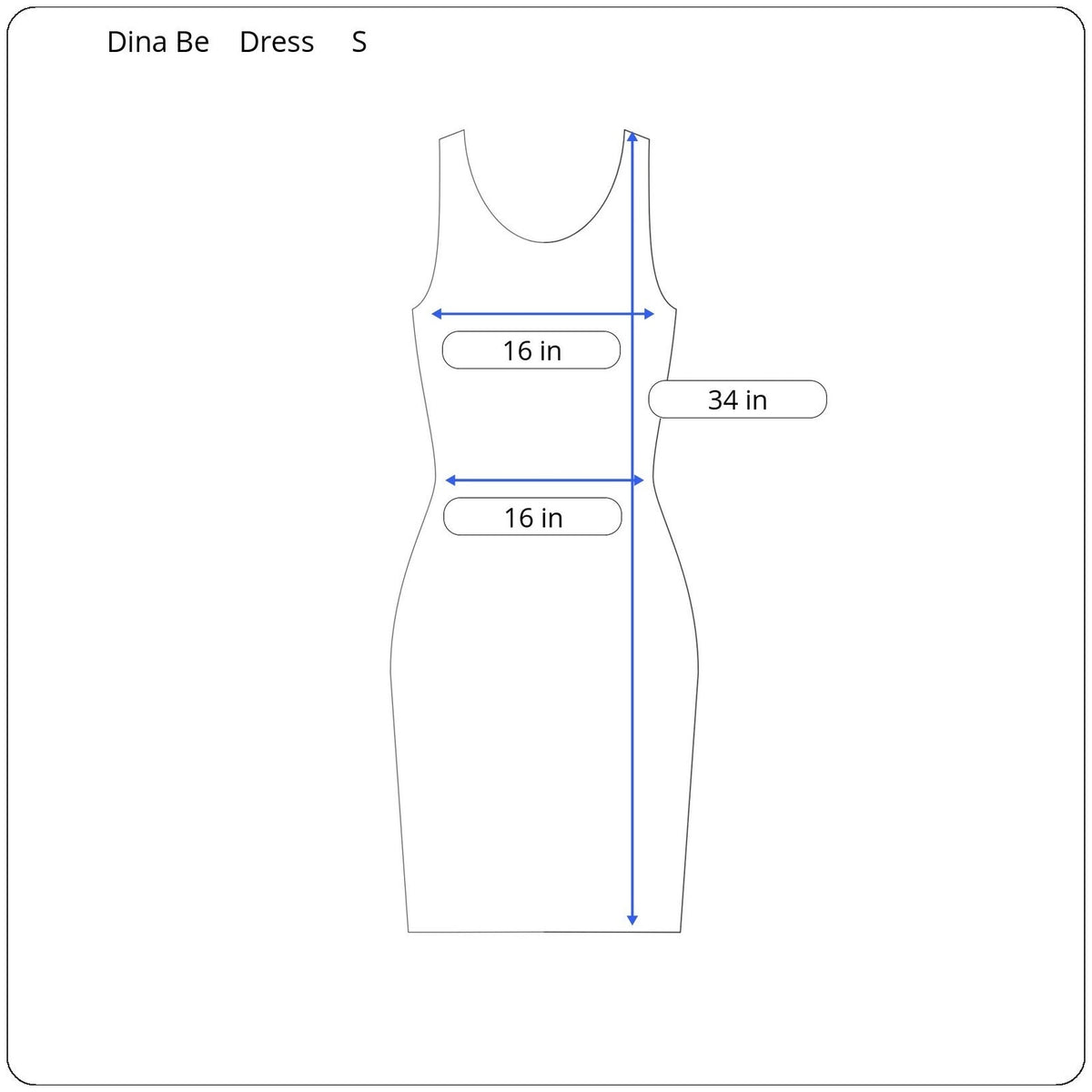 Dina Be Sleeveless Dress Women's Size Small - Image 5