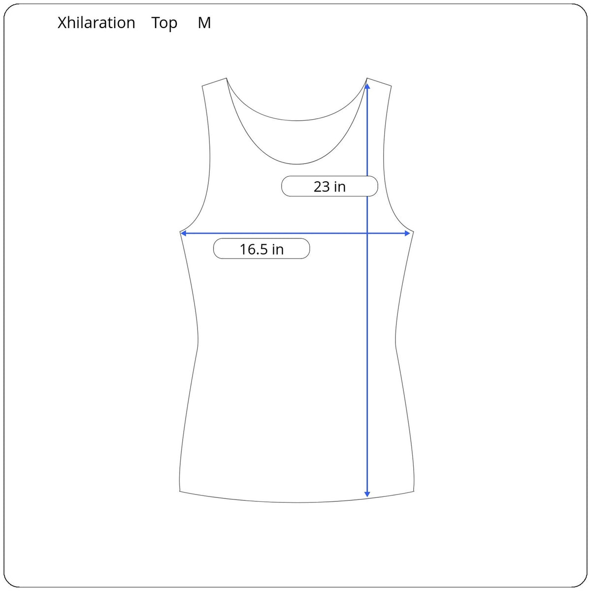 Xhilaration Sleeveless Top Women's Size Medium - Image 5