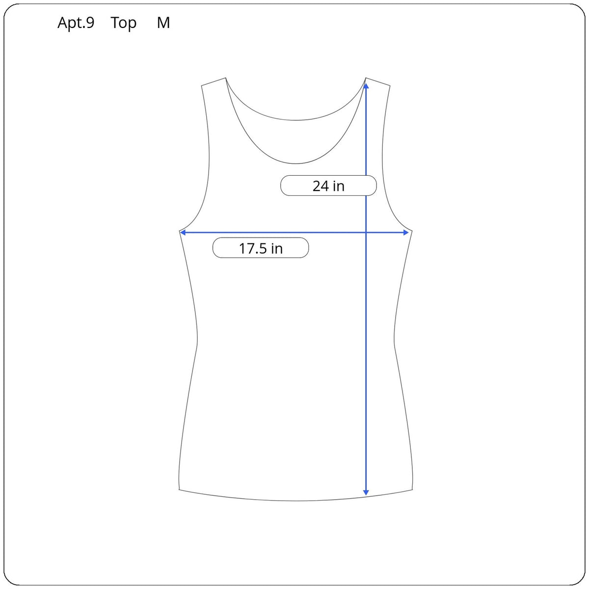 APT. 9 Sleeveless Top Women's Size Medium - Image 5