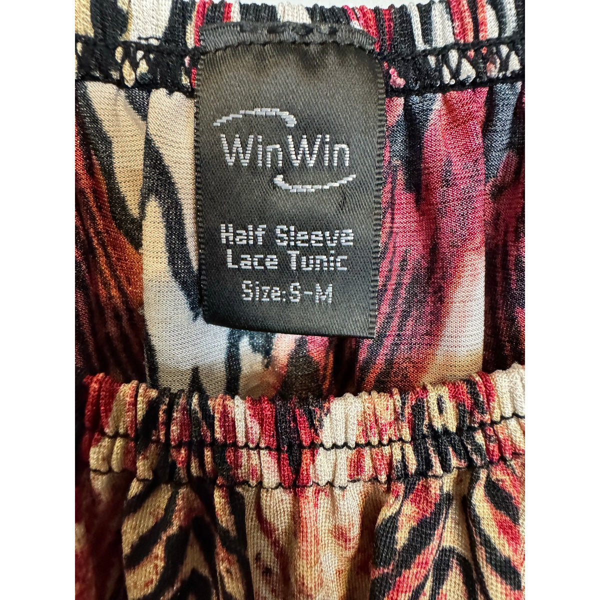 WinWin 3/4 Sleeve Blouse Women's Size S/M - Image 3