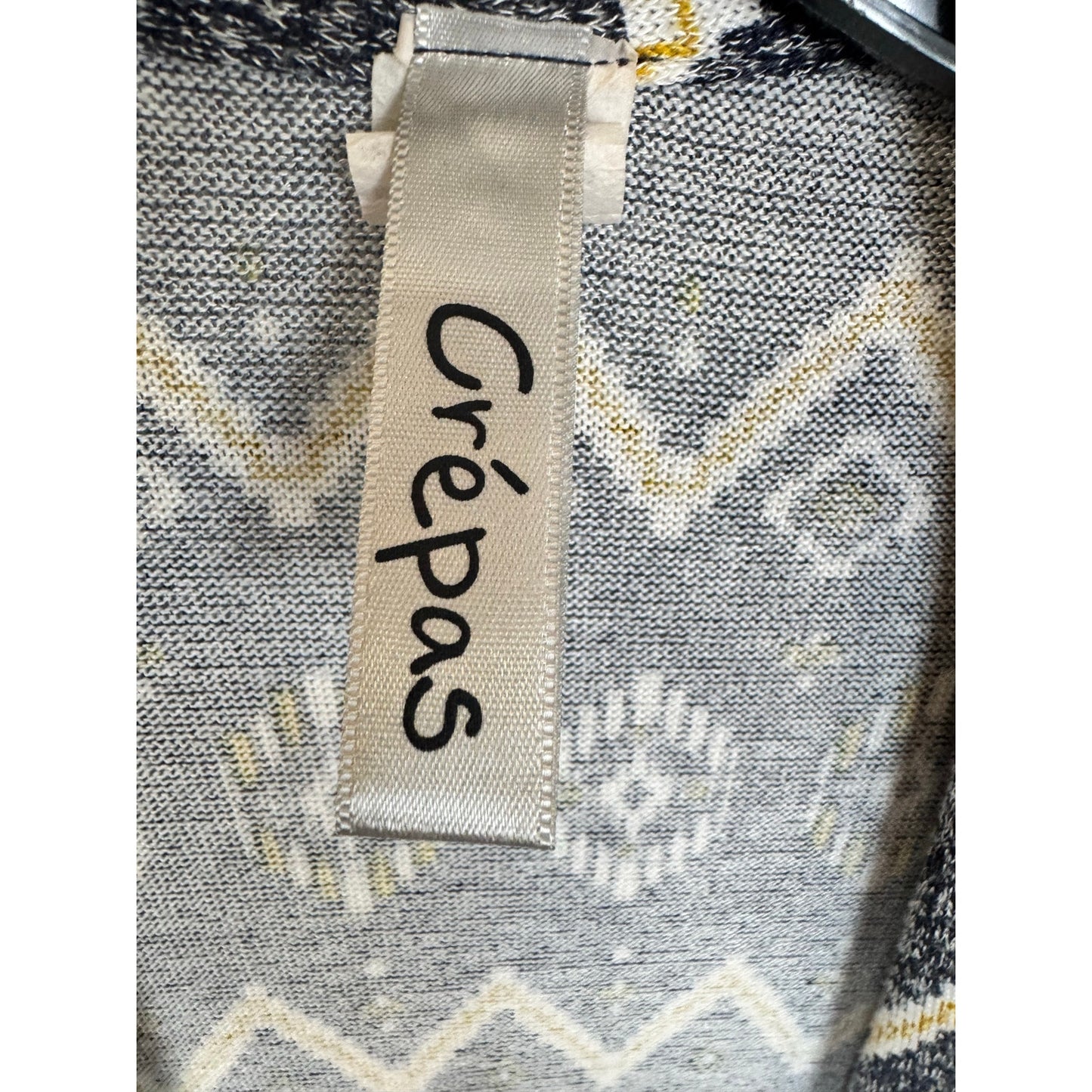 Crepas Long Sleeve Cardigan Women's Size Large