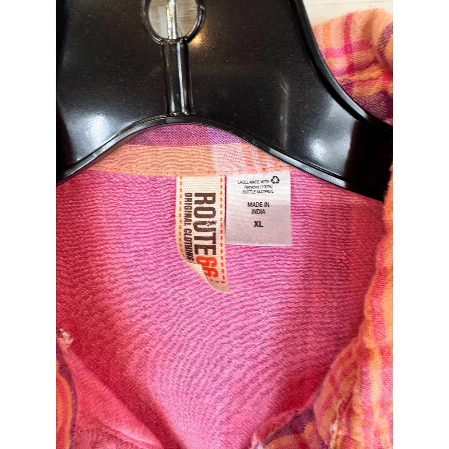 Route 66 Button Up Shirt Girl's Size XL