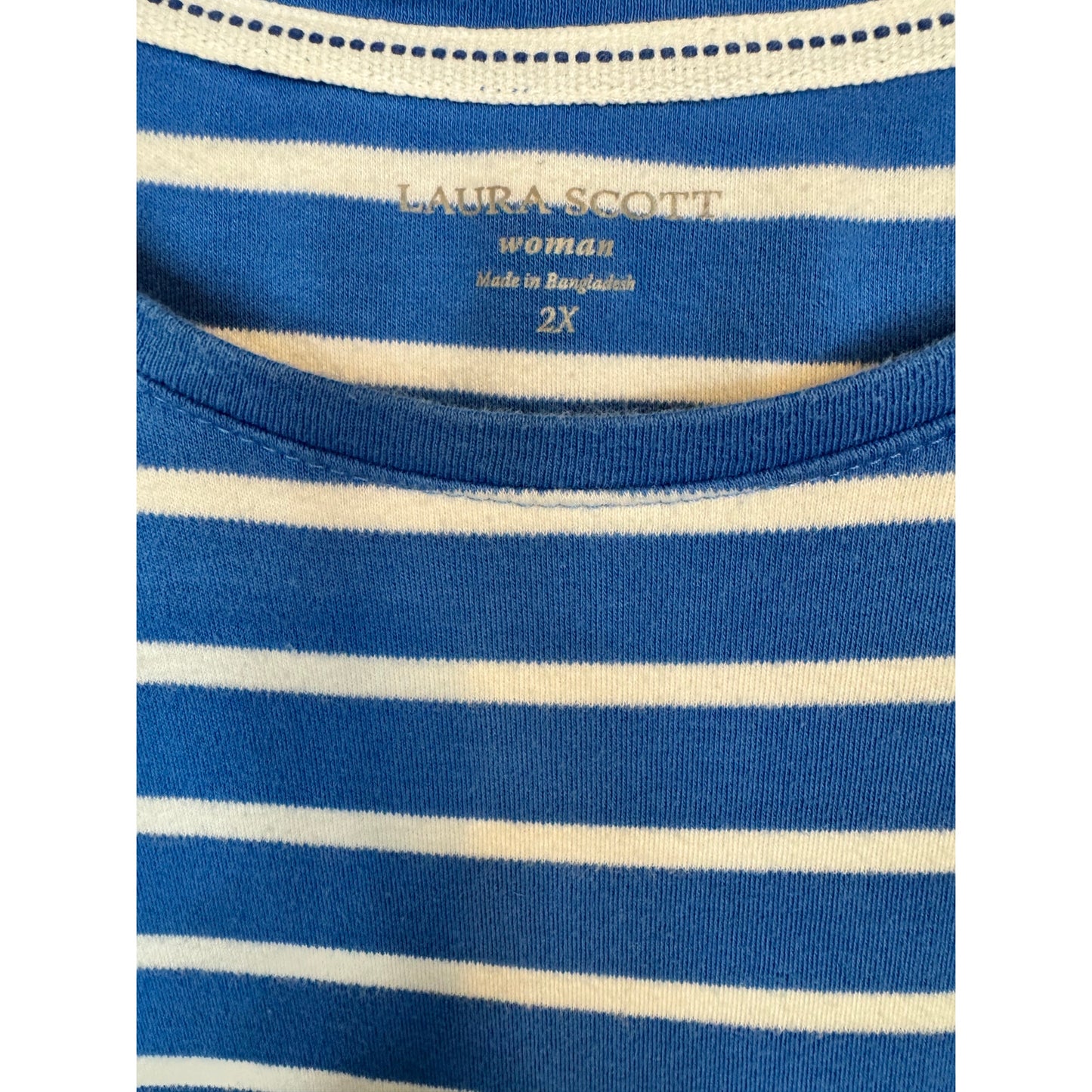 Laura Scott Short Sleeve T-Shirt Women's Size 2X