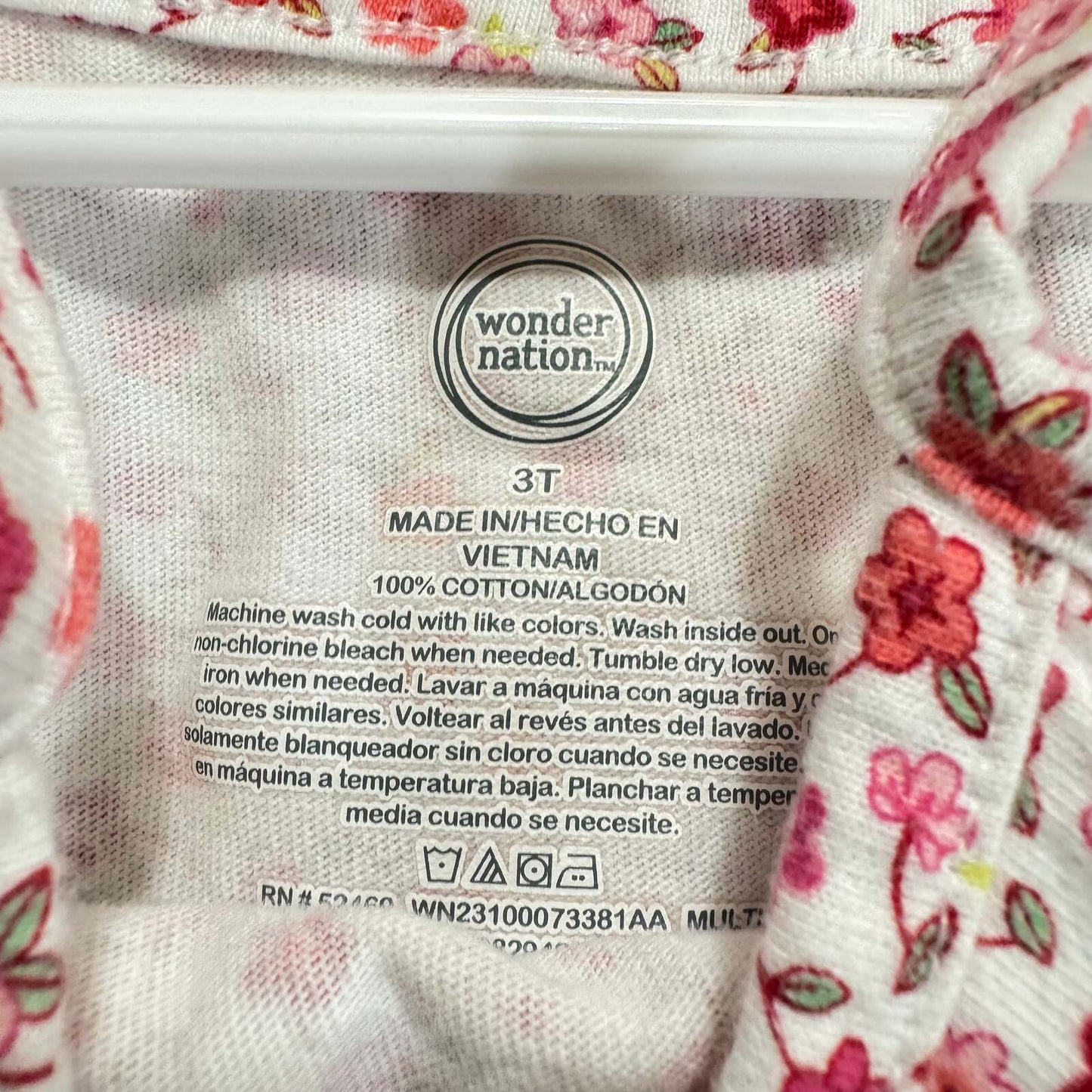 Wonder Nation Pink And White Shorts Romper Girl's Size 3T