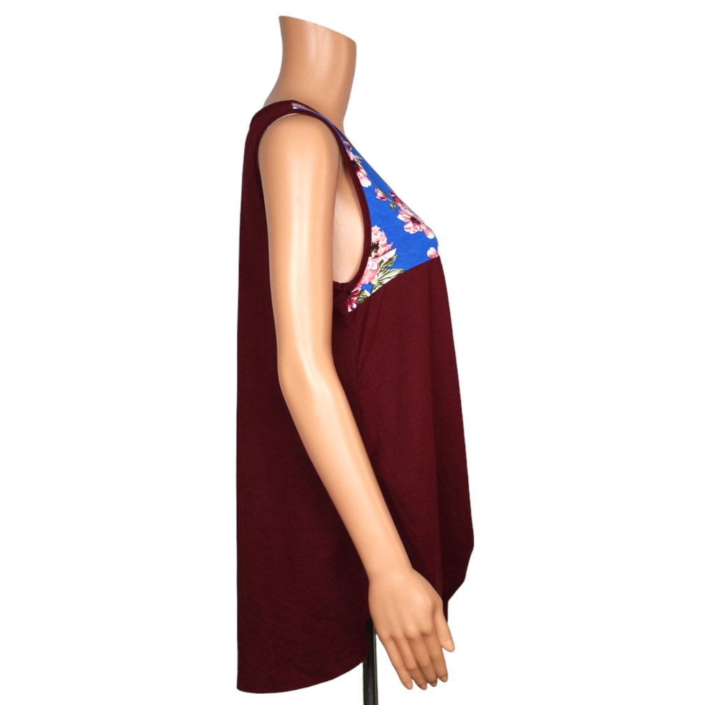 Cool Melon Sleeveless Top Women's Size Medium