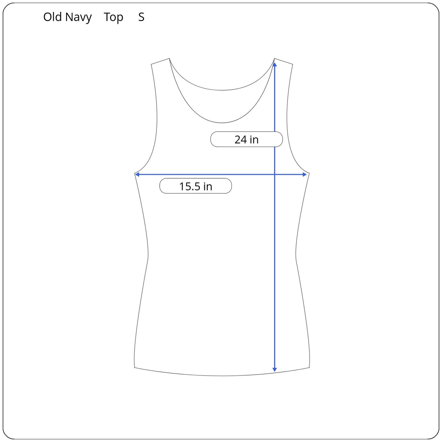 Old Navy Sleeveless Top Women's Size Small