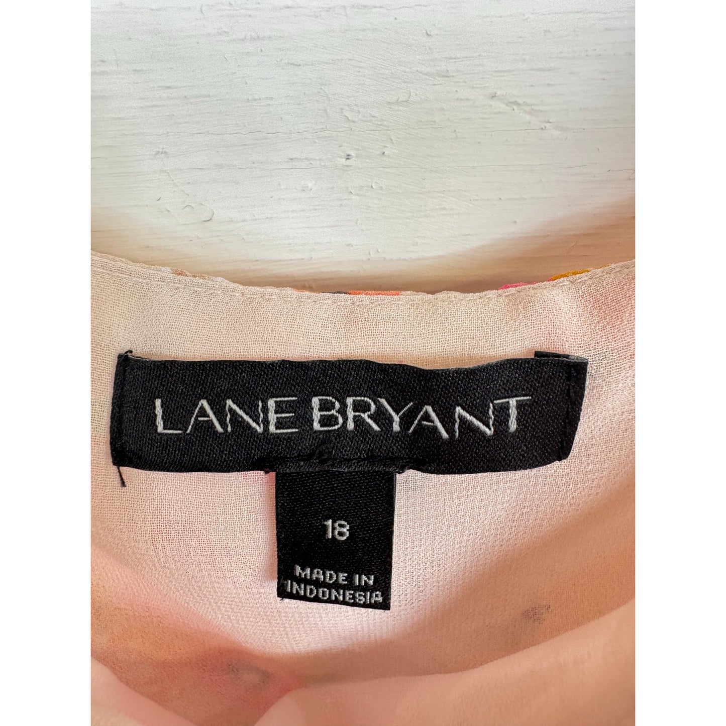 Lane Bryant Cold Shoulder Blouse Women's Size 18