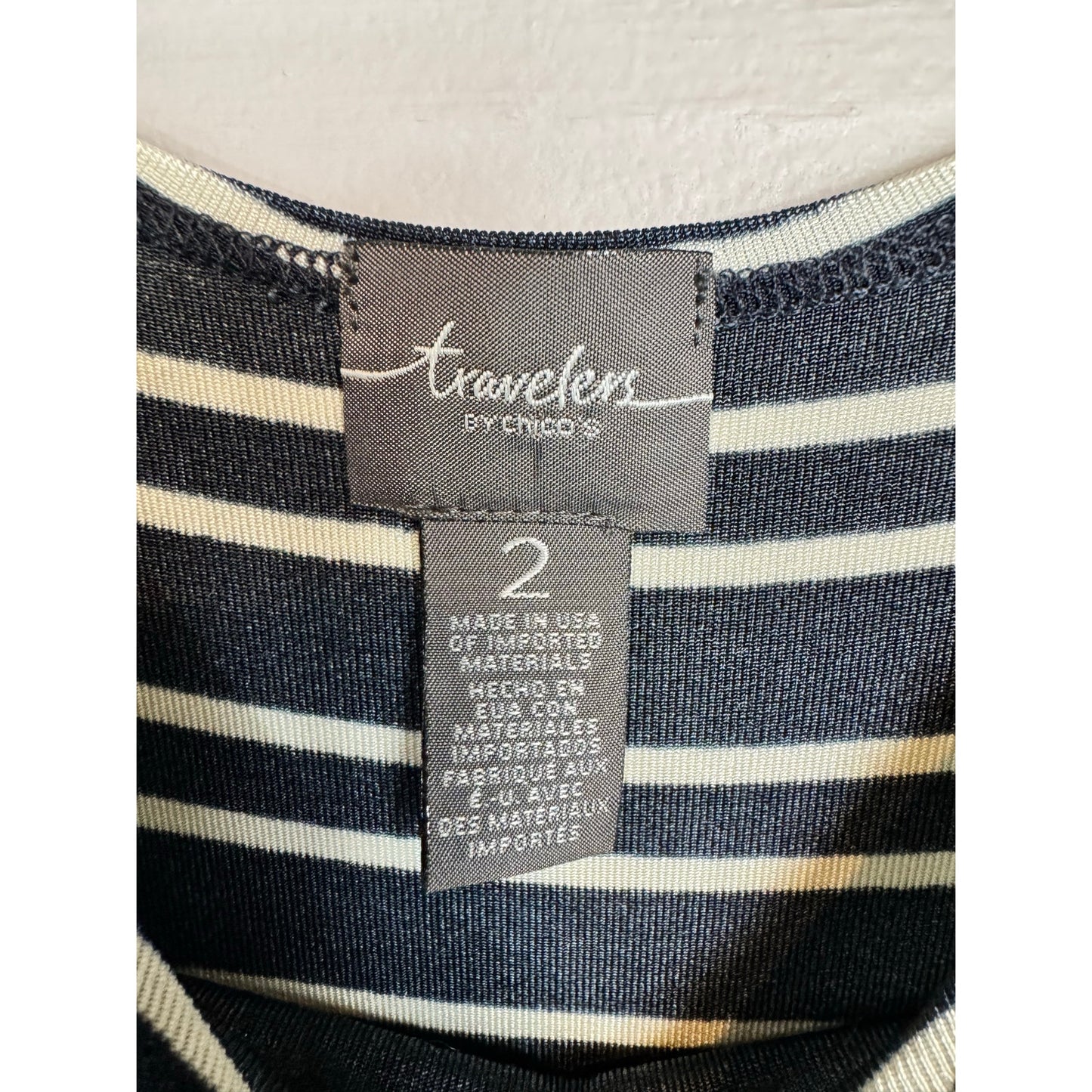 Travelers Sleeveless Top Women's Size 2