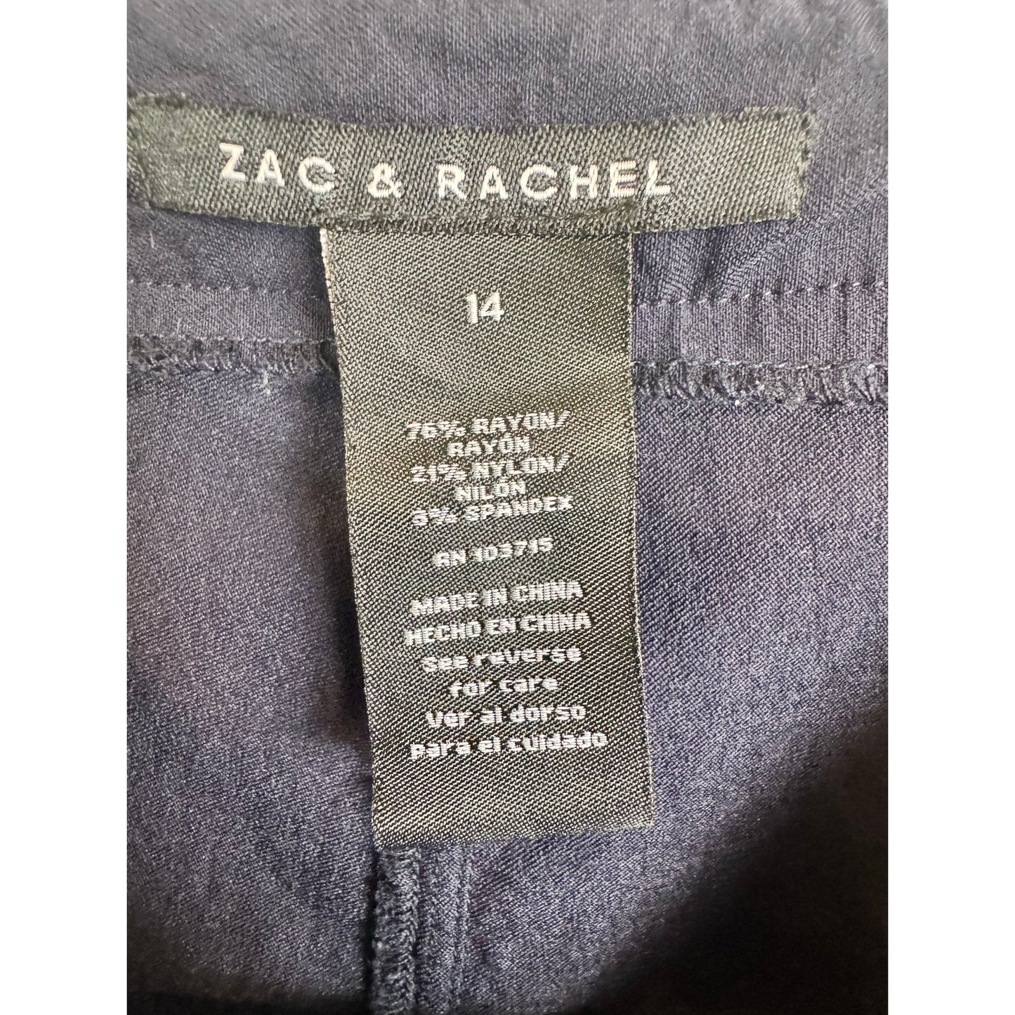 Zac & Rachel Capri Women's Size 14