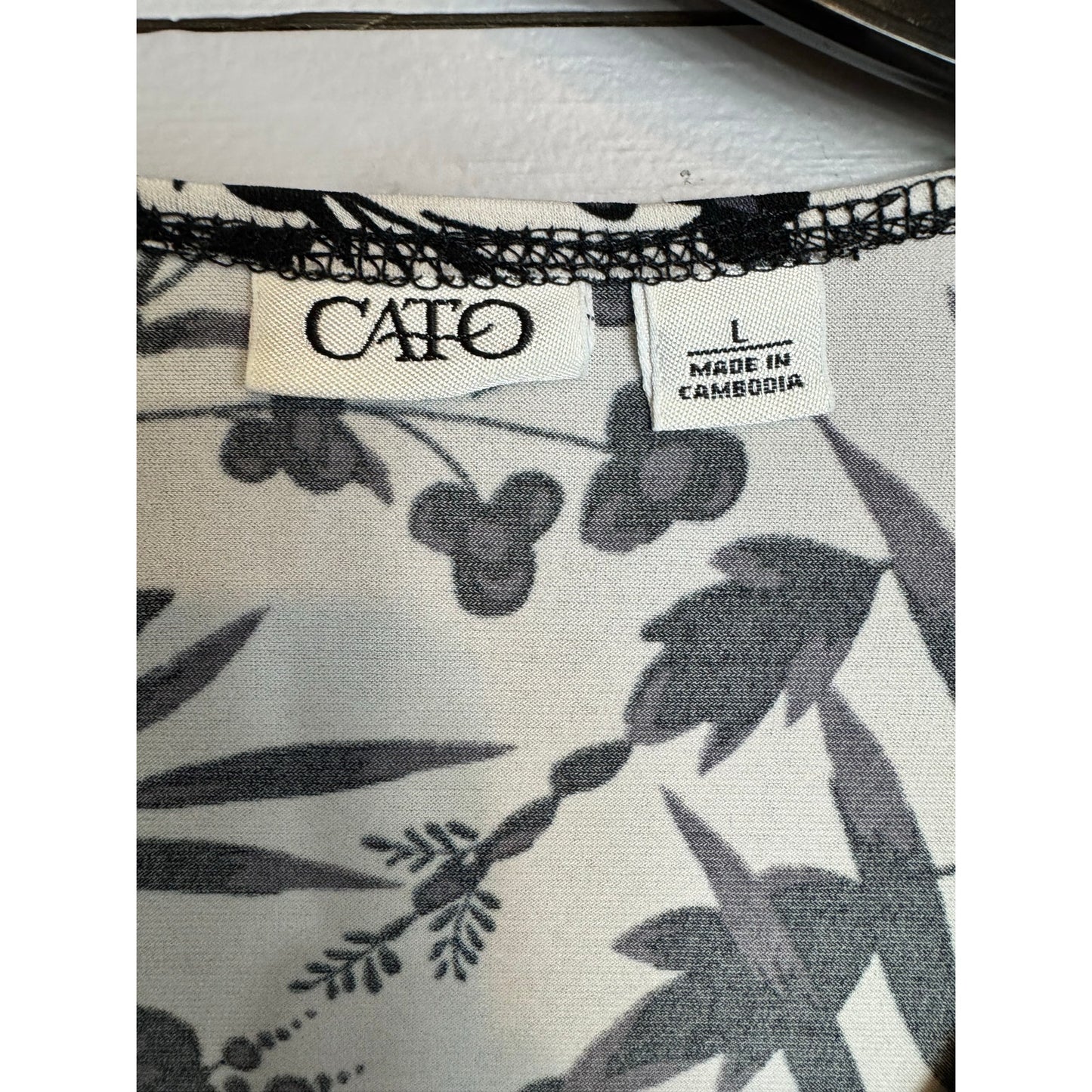 Cato 3/4 Sleeve Blouse Women's Size Large