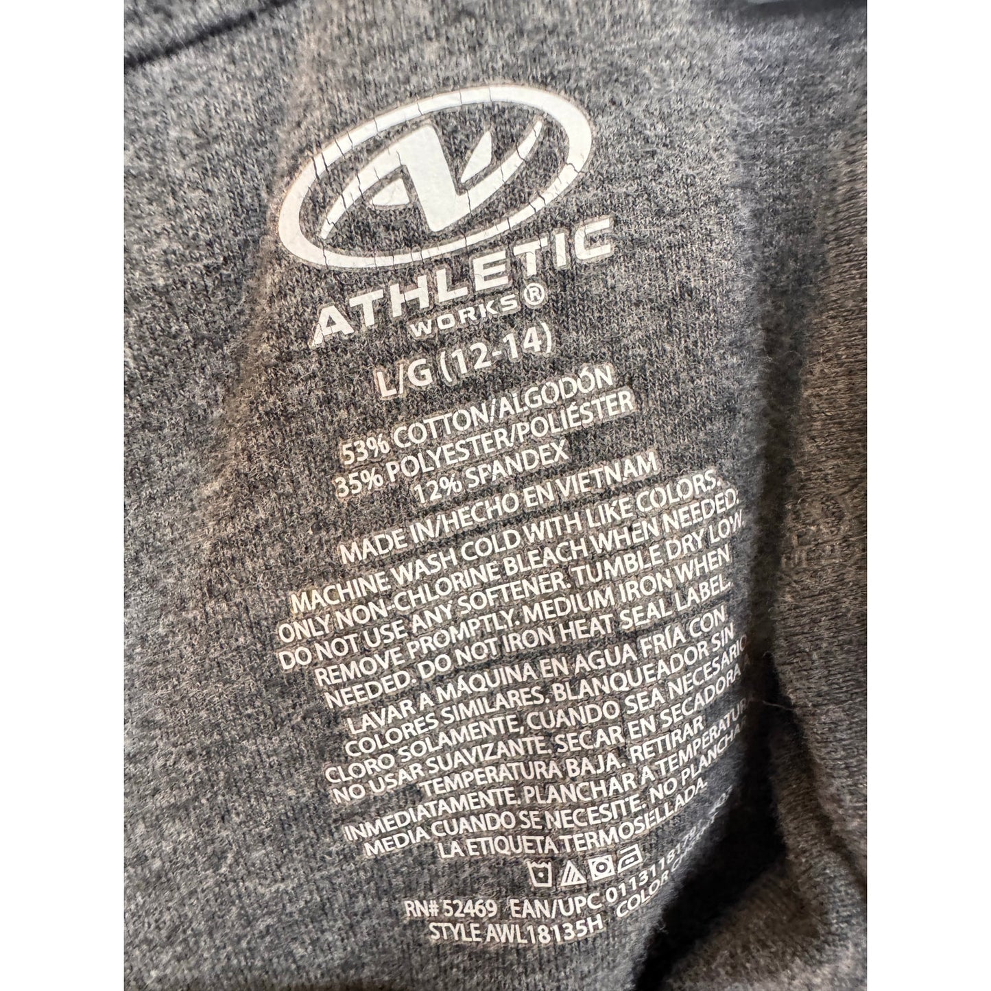 Athletic Works Gray Capris Women's Size Large