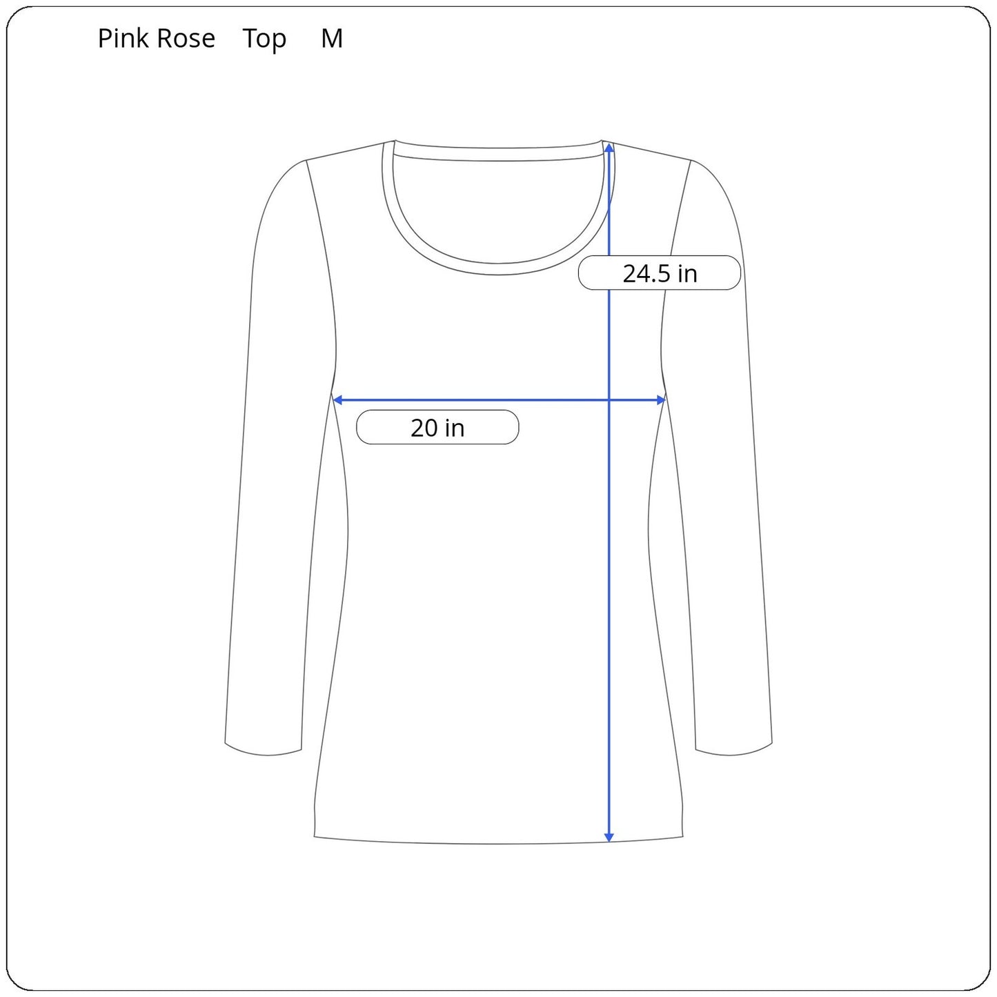 Pink Rose 3/4 Sleeve Sheer Top Women's Size Medium