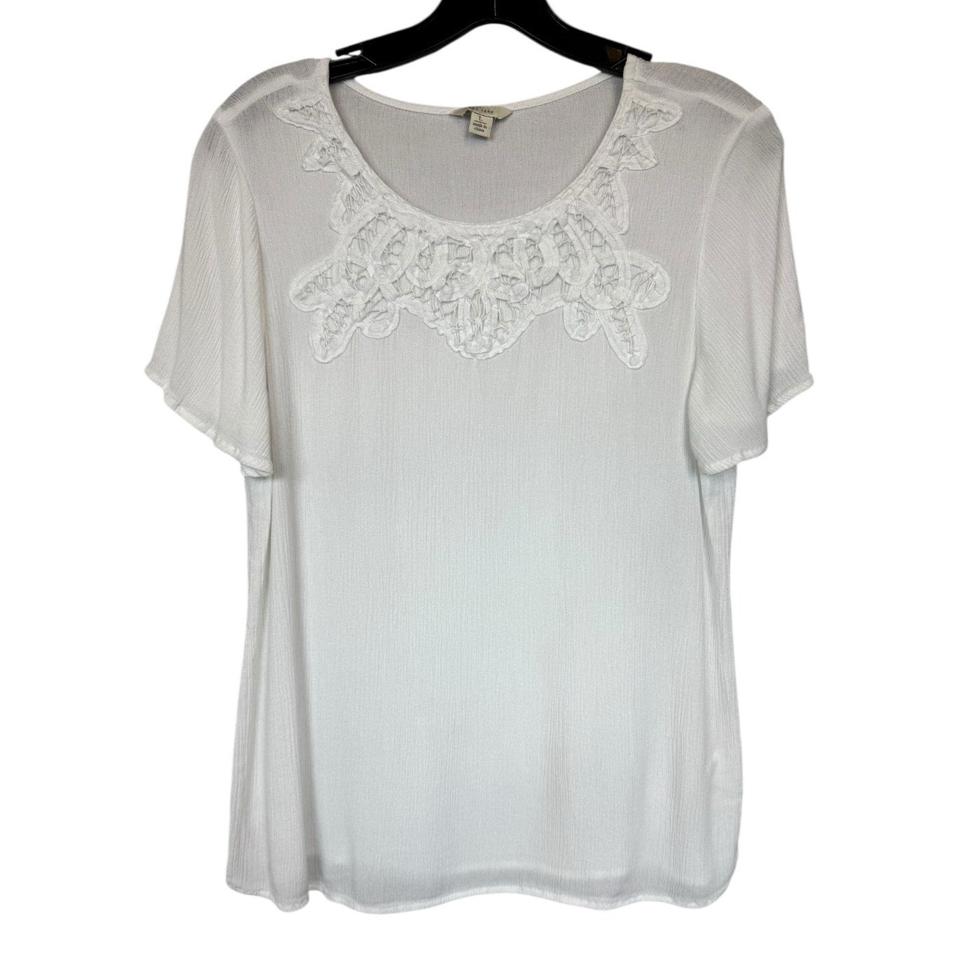 Cato Short Sleeve Blouse Women's Size Large