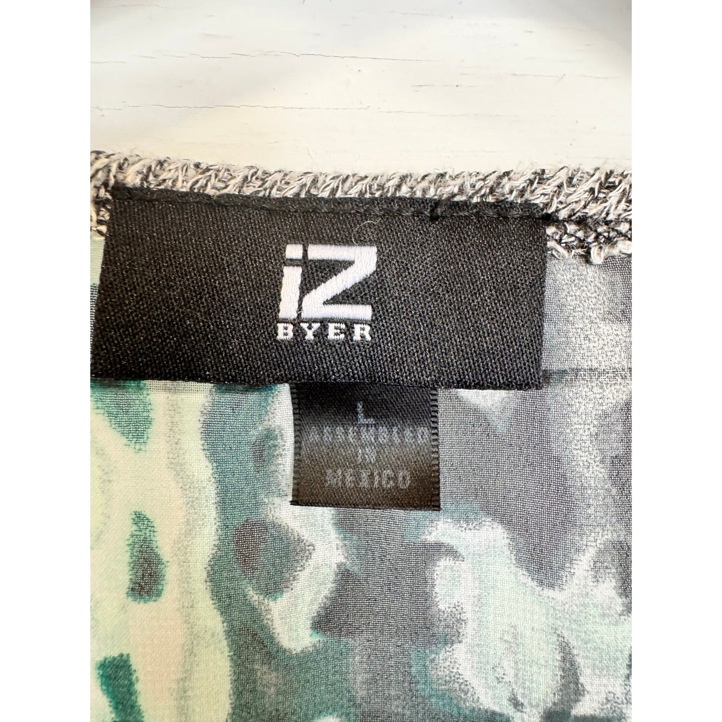 IZ Byer Long Sleeve Blouse Women's Size Large