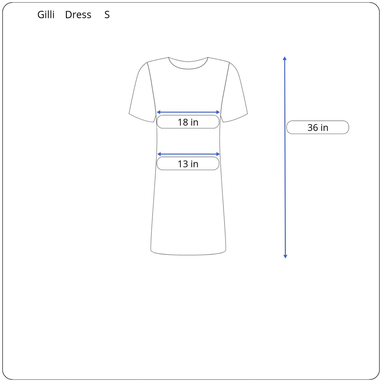 Gilli Short Sleeve Dress Women's Size Small