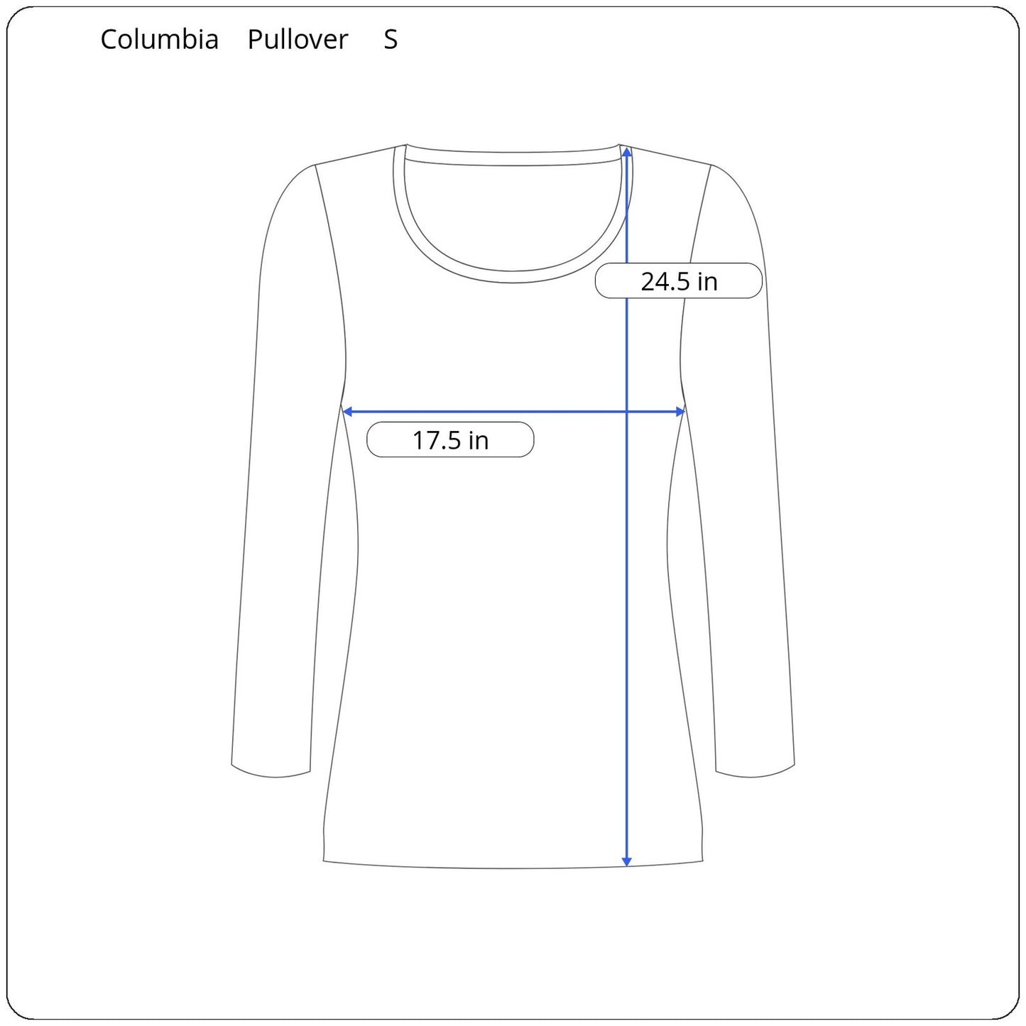 Columbia Long Sleeve Pullover Women's Size Small