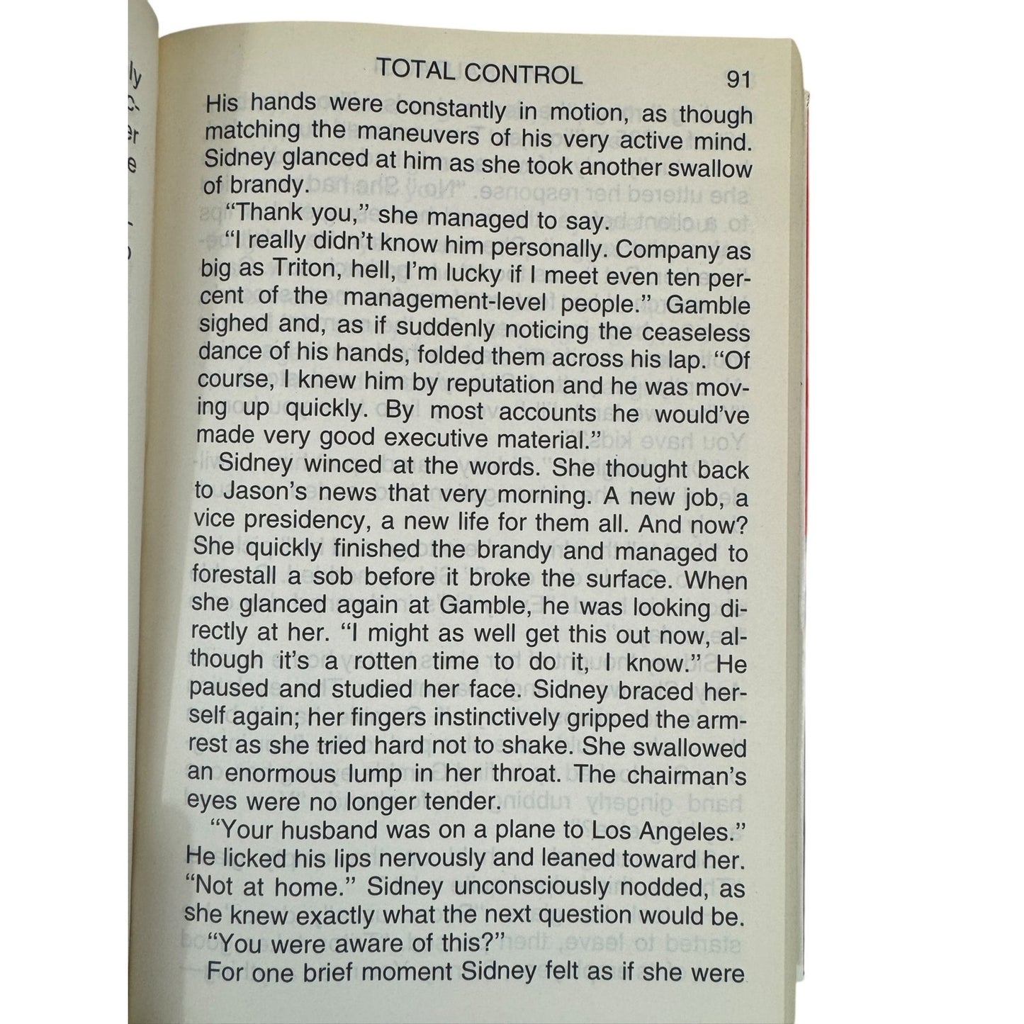 Total Control by David Baldacci (Hardcover) (Large Print)