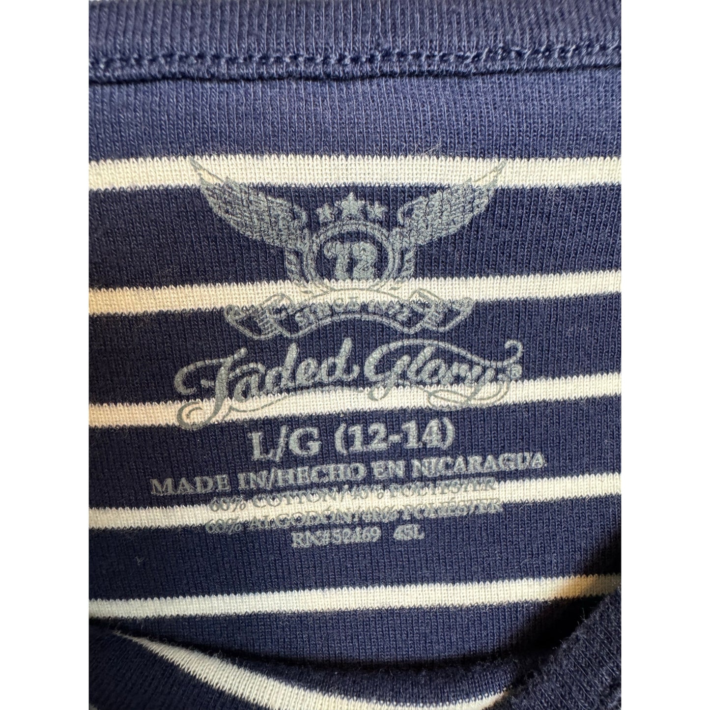 Faded Glory 3/4 Sleeve Top Women's Size Large