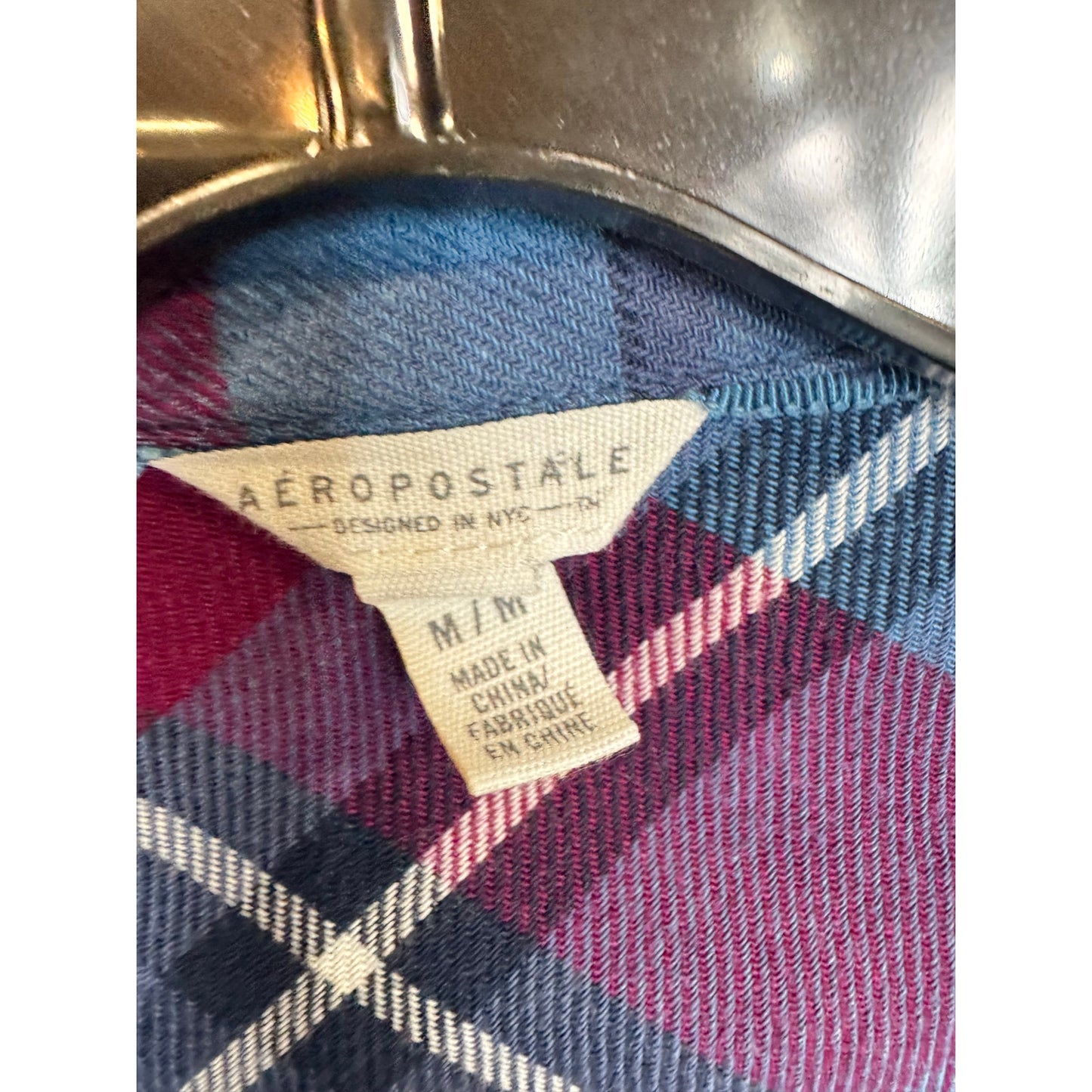 Aeropostale Button Up Shirt Women's Size Medium