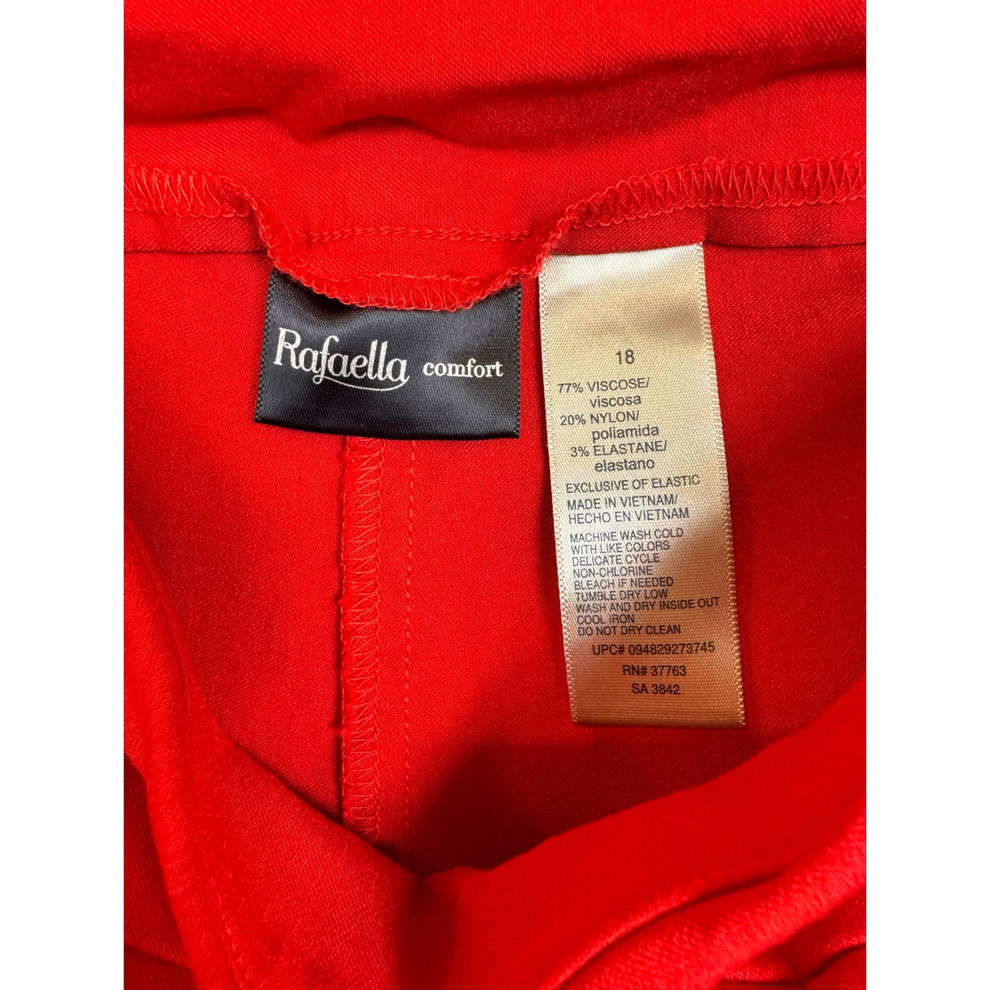 Rafaella Capri Pants Women's Size 18