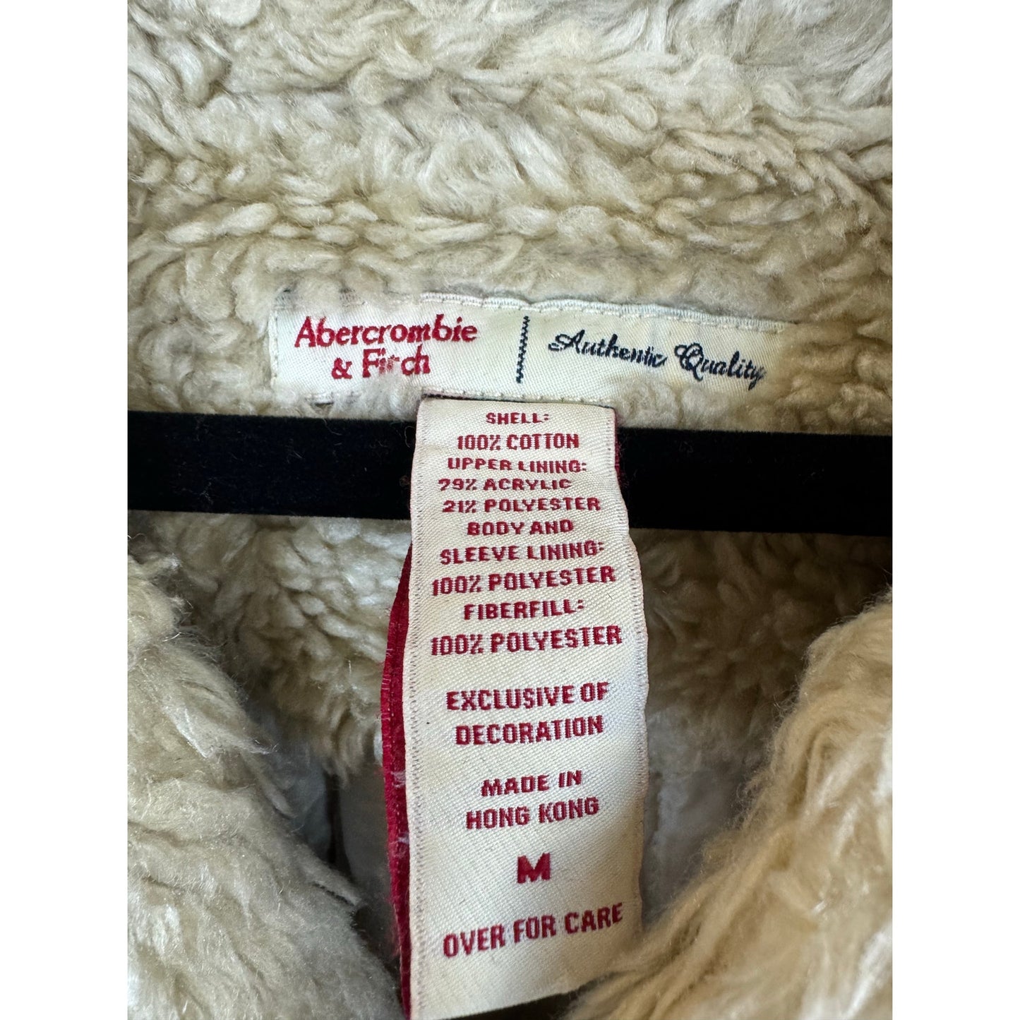 Abercrombie & Fitch Cropped Corduroy Coat Women's Size Medium