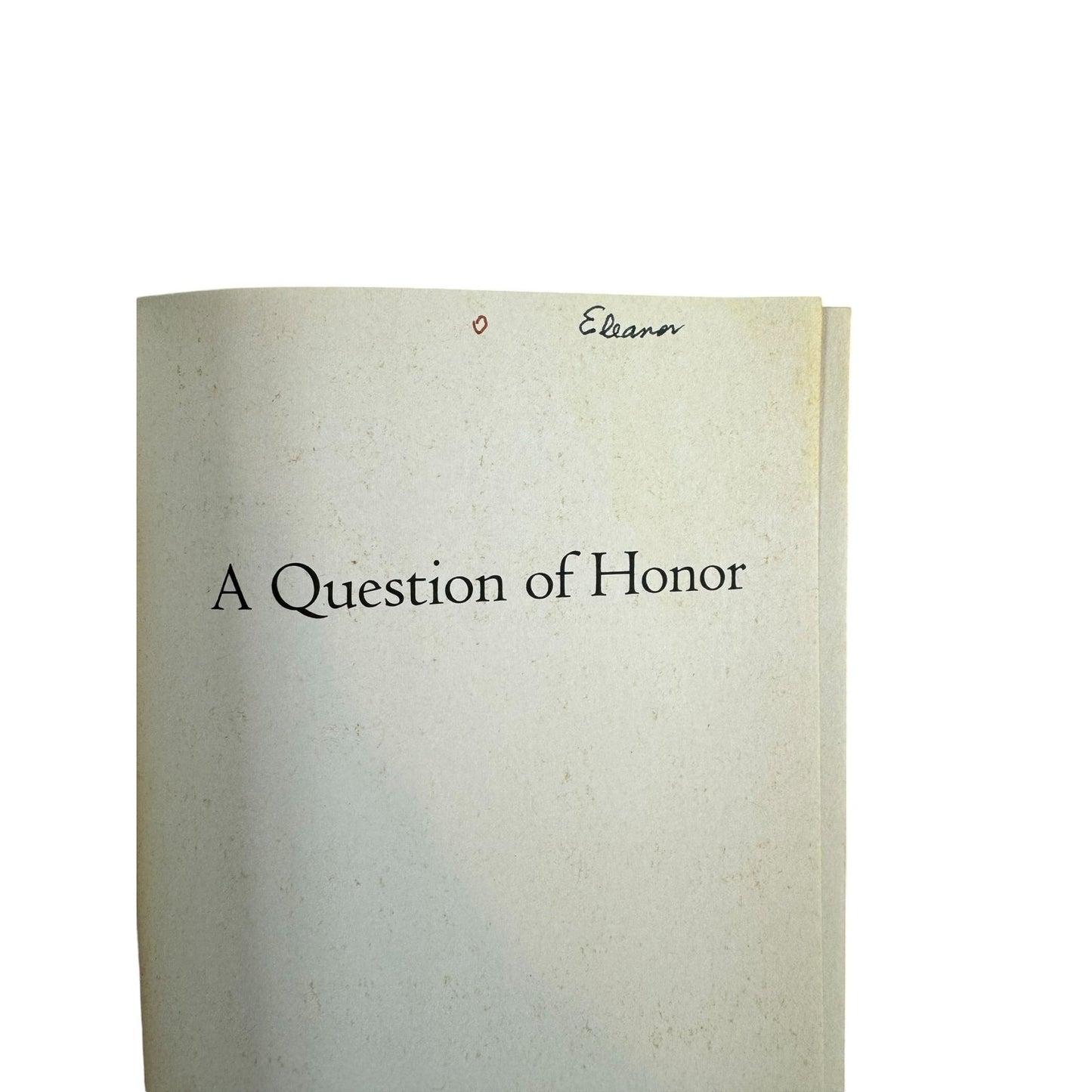 A Question of Honor by Charles Todd (Paperback)