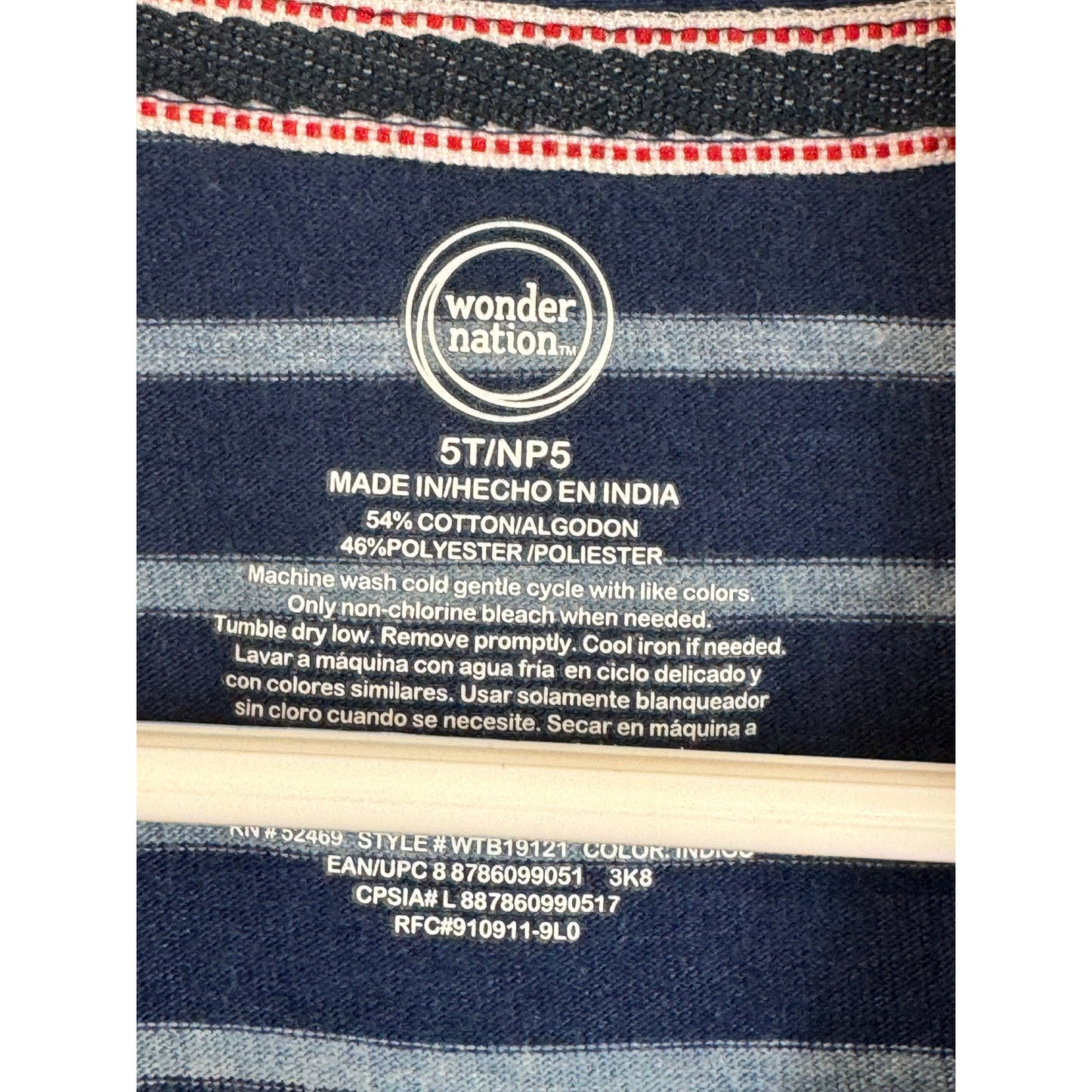 Wonder Nation Short Sleeve Polo Boy's Size 5t