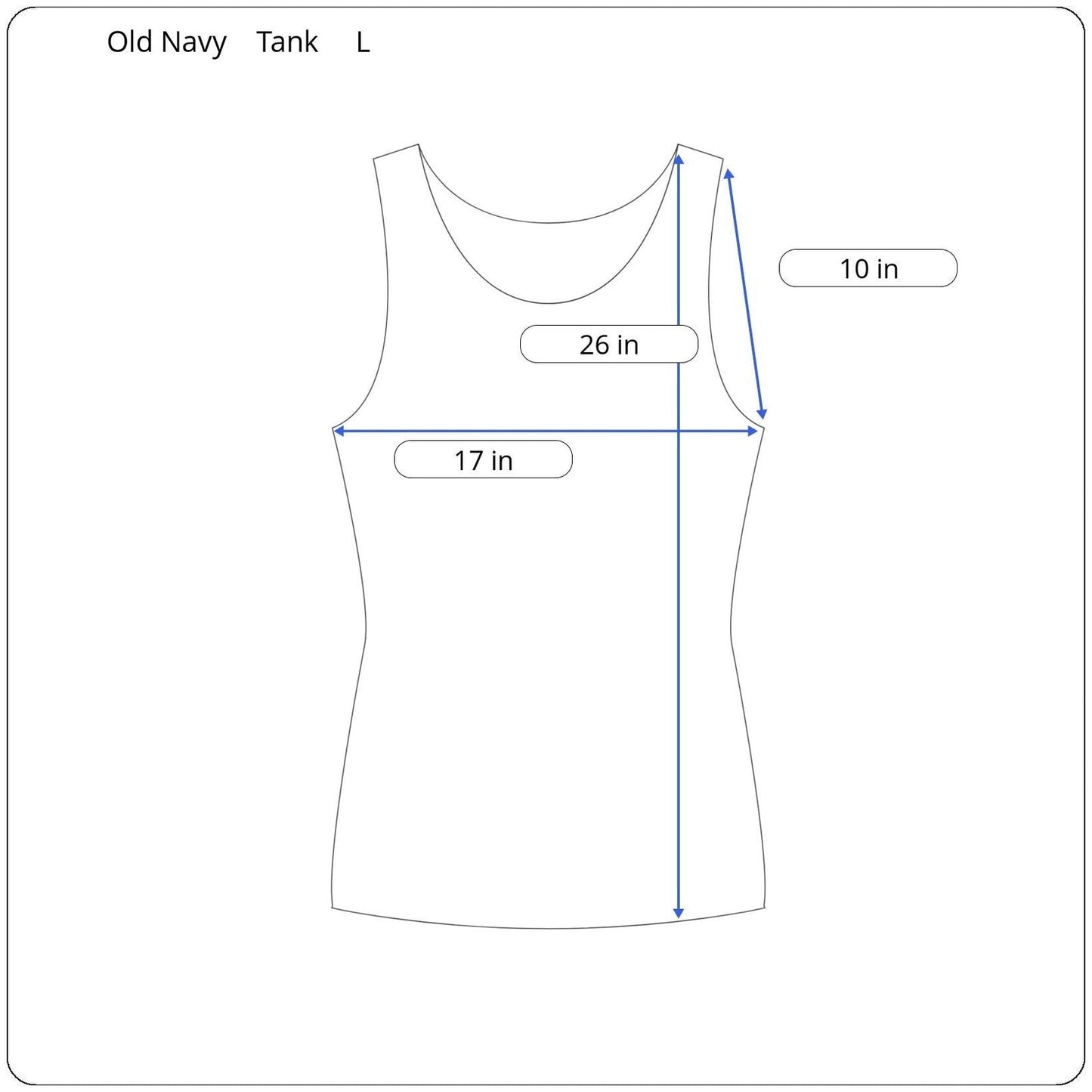 Old Navy Tank Top Women's Size Large