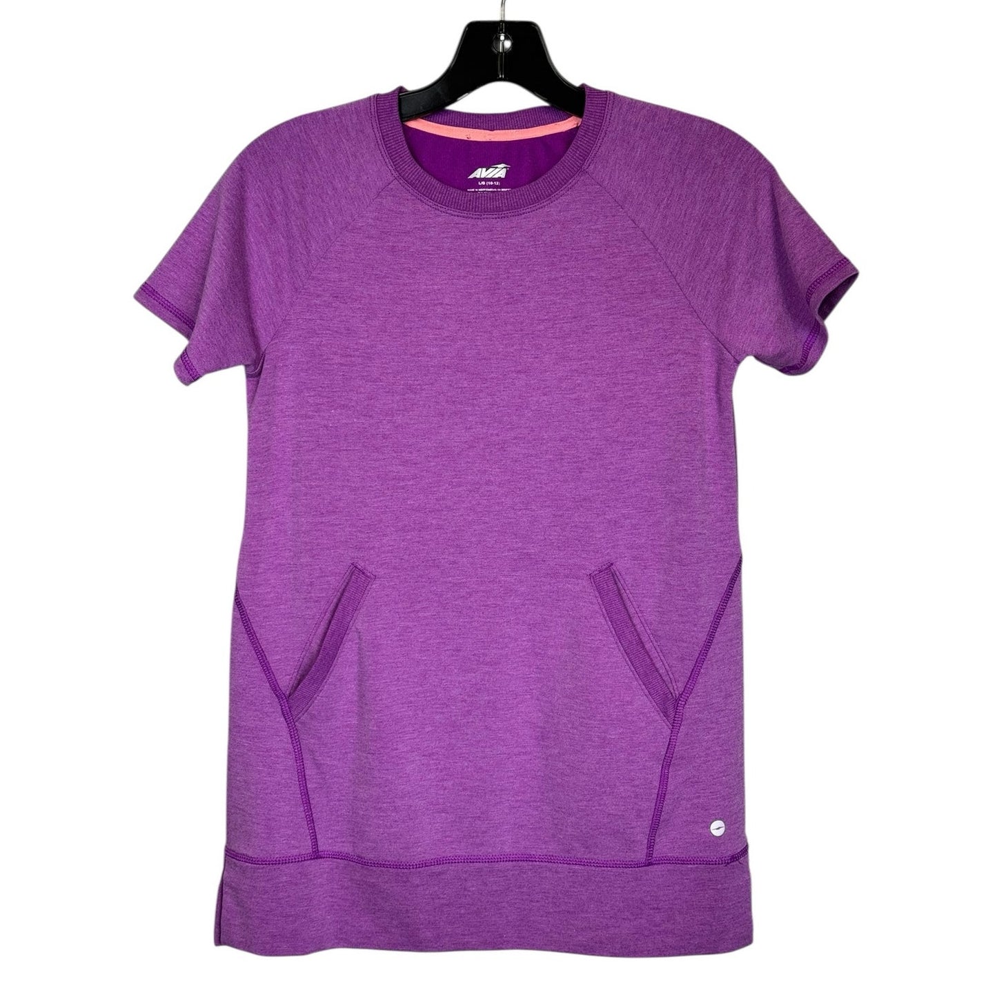 Avia Short Sleeve Sweatshirt Dress Girl's Size Large (10/12)