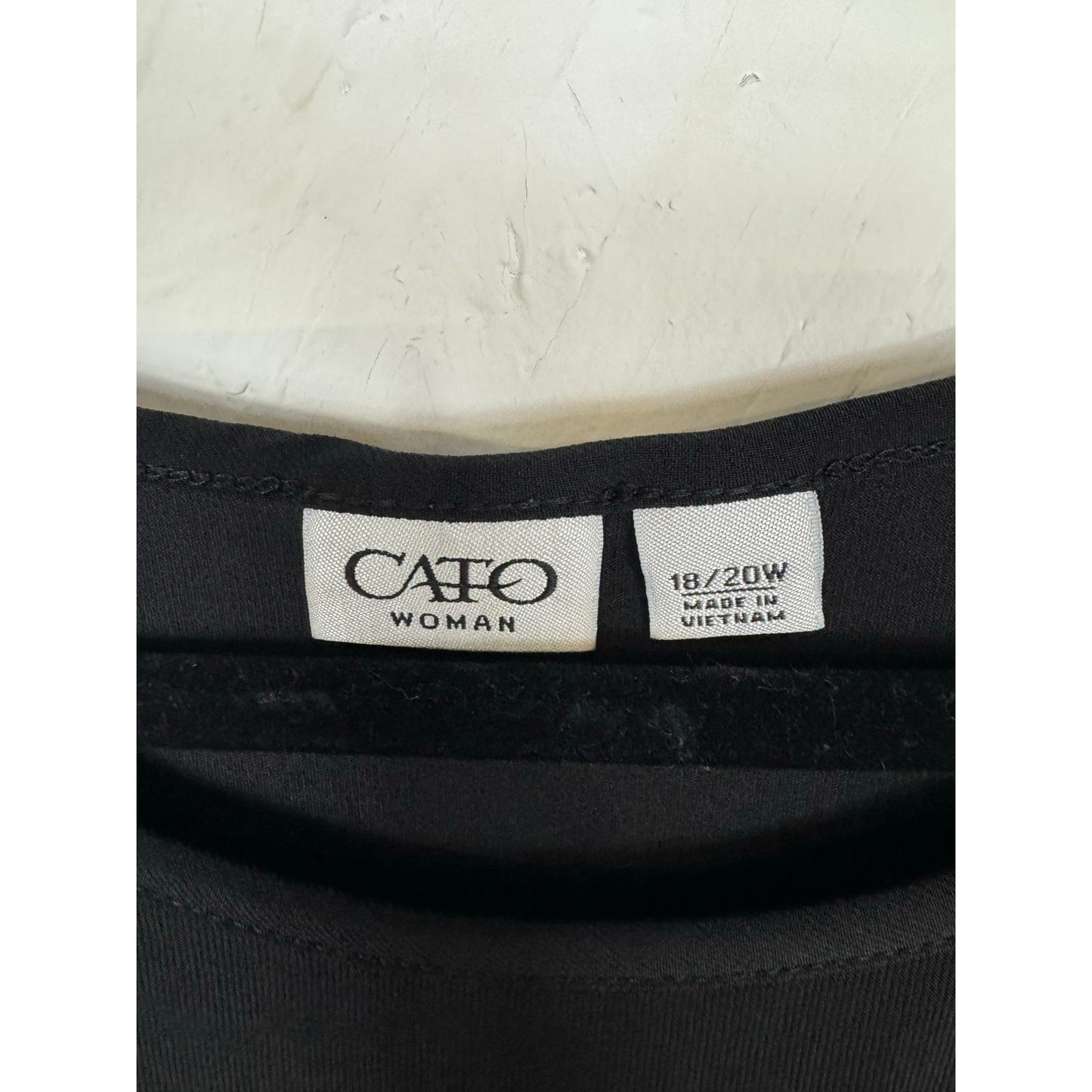 Cato Black Blouse Women's 18/20W