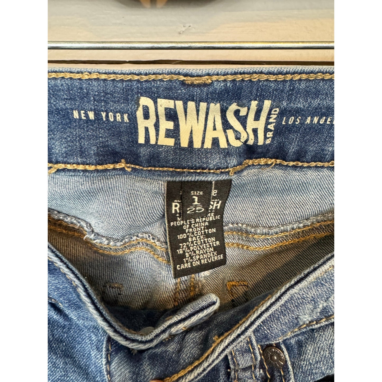Rewash Cropped Jeans Women's Size 1
