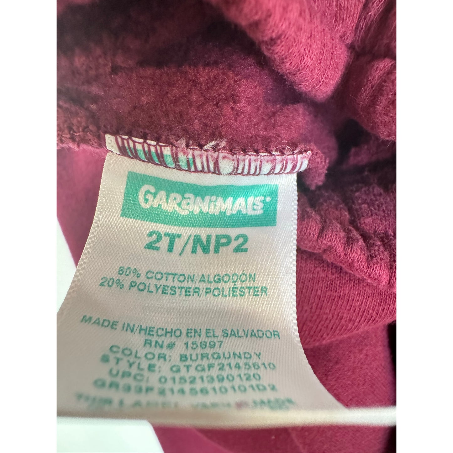 Garanimals Red Sweatpants Boy's 2t