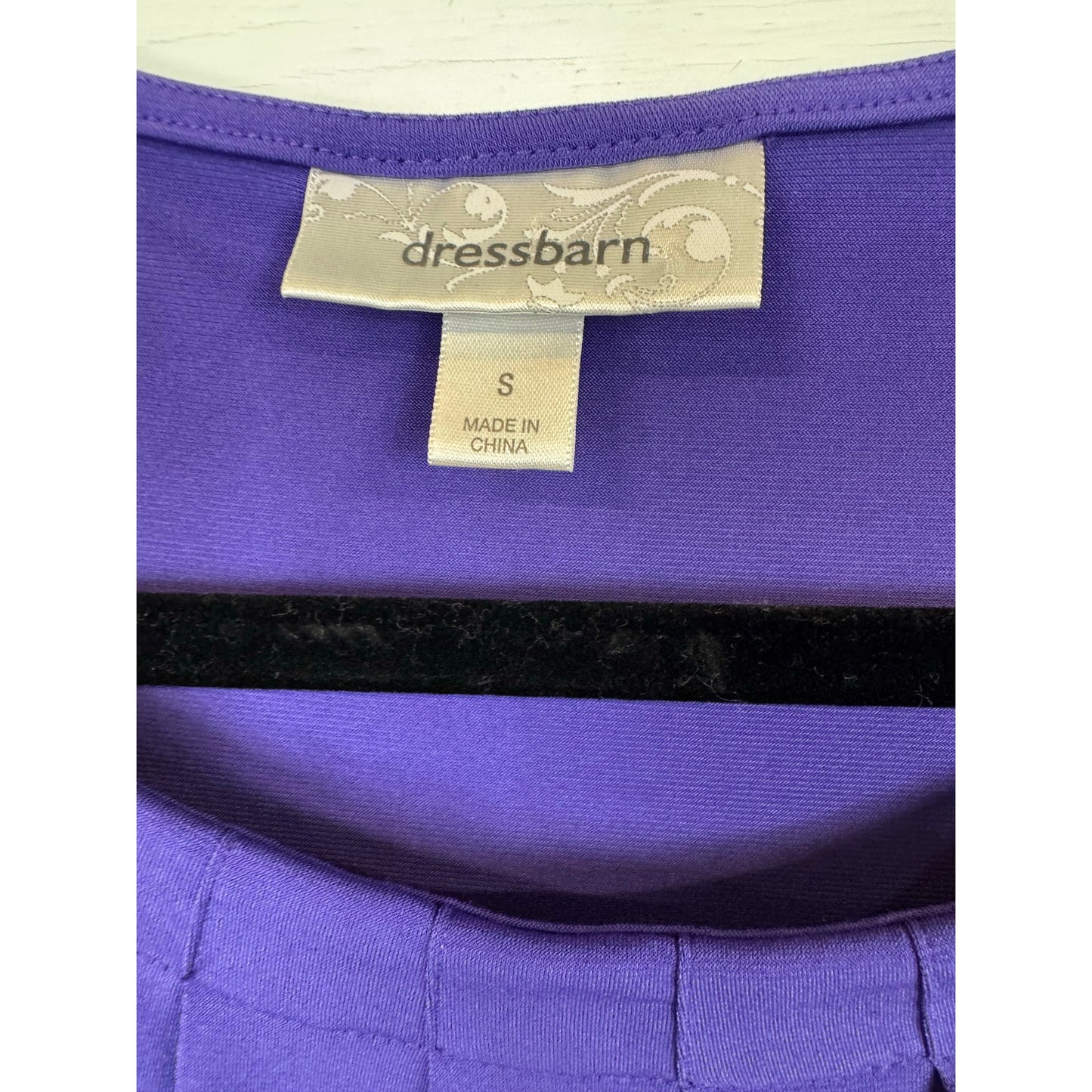 Dressbarn Purple Sleeveless Blouse Women's Size Small