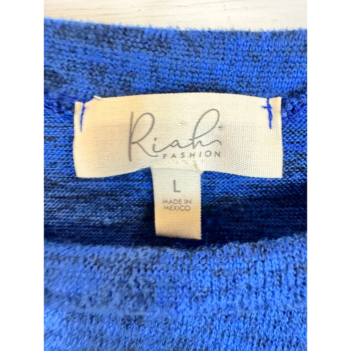 Riah Fashion Long Sleeve Blouse Women's Size Large