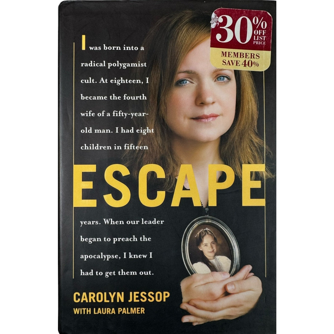 Escape by Carolyn Jessop (Hardcover)